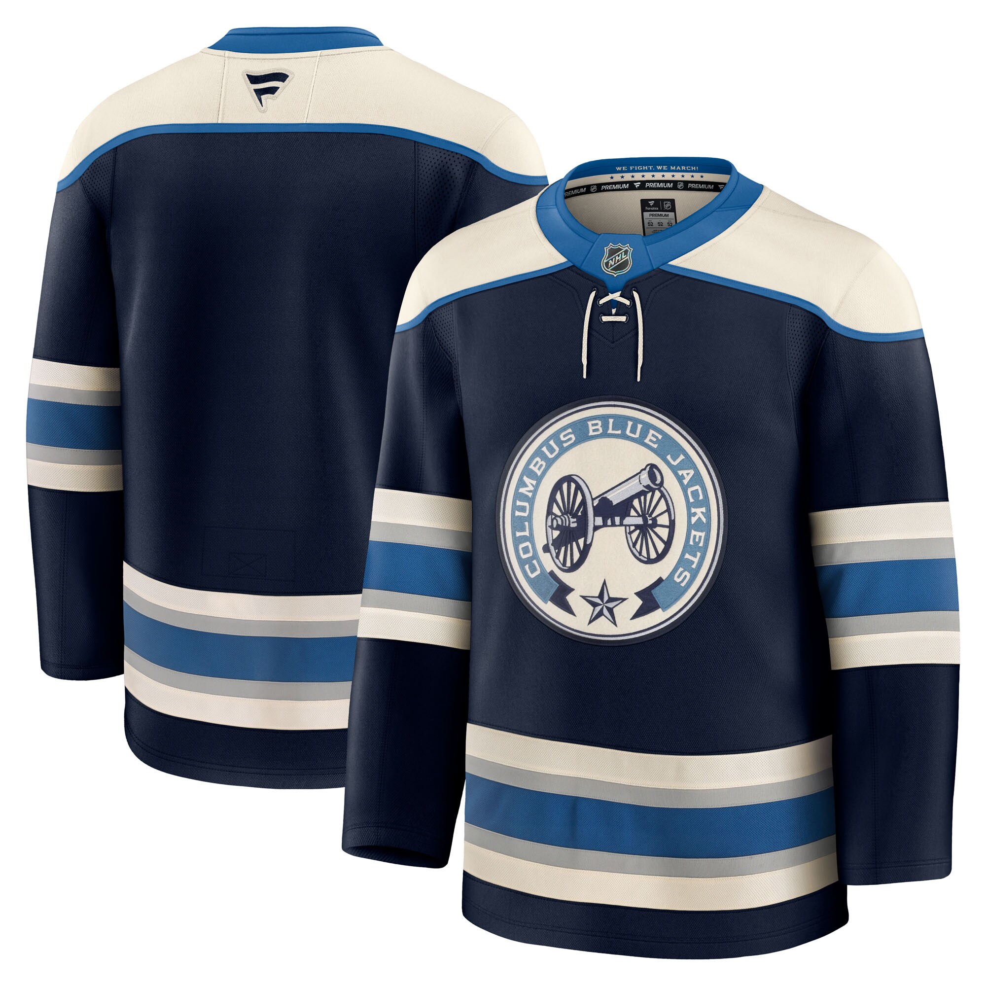 Columbus Blue Jackets Navy Alternate Premium NHL Jersey Men's