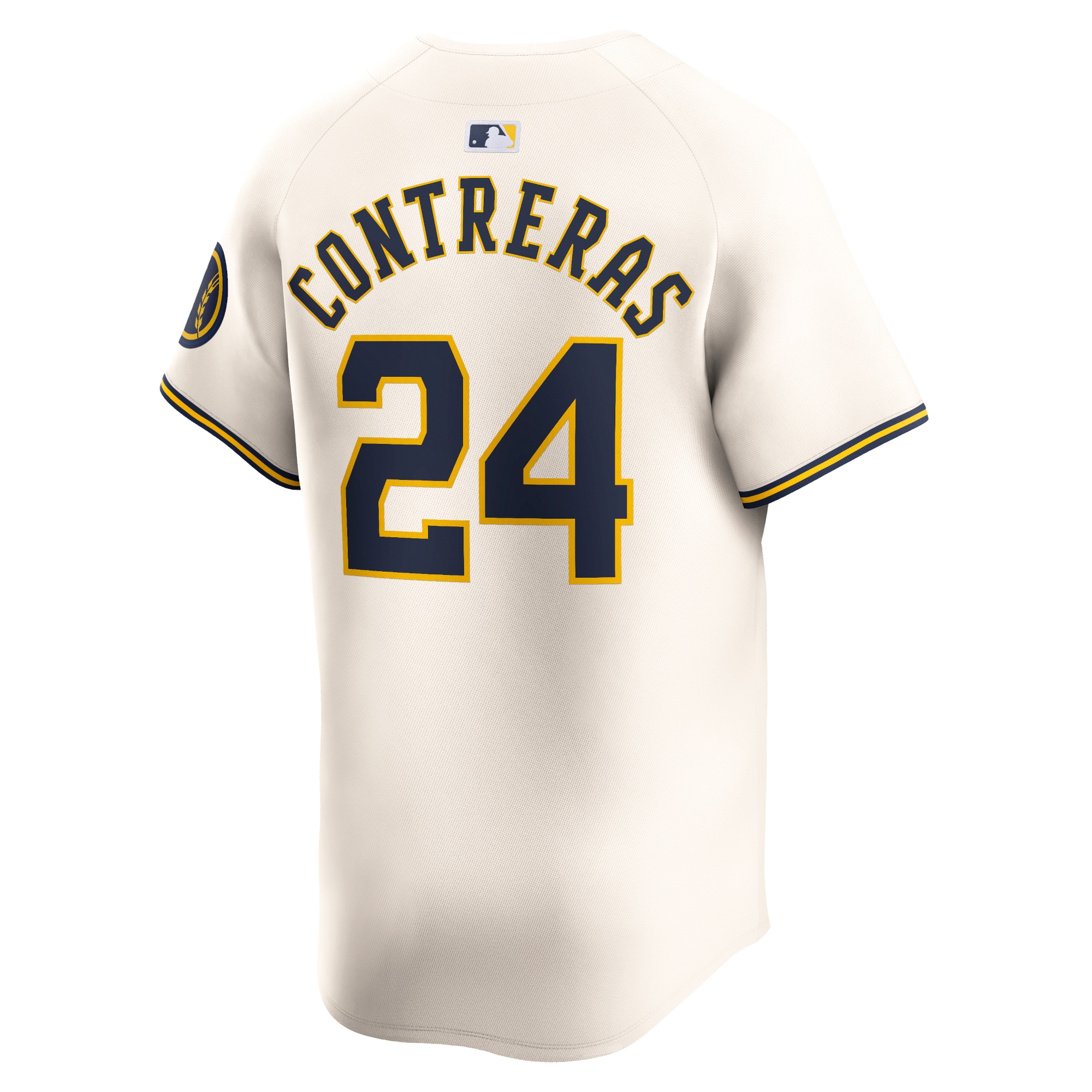 Milwaukee Brewers William Contreras Cream Home Limited Player MLB Jersey Men's