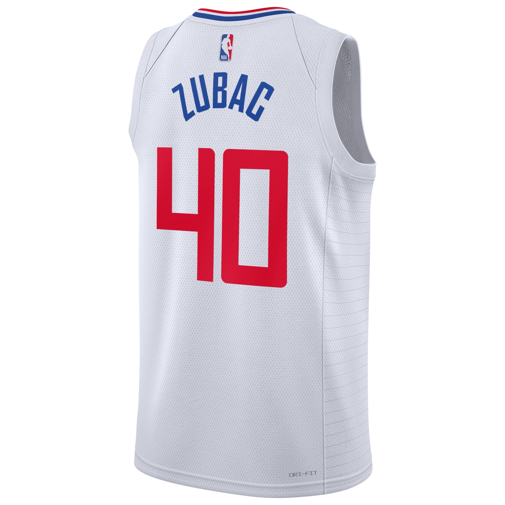 Los Angeles Clippers Association Edition Swingman White Ivica Zuba Unisex NBA Jersey Unisex