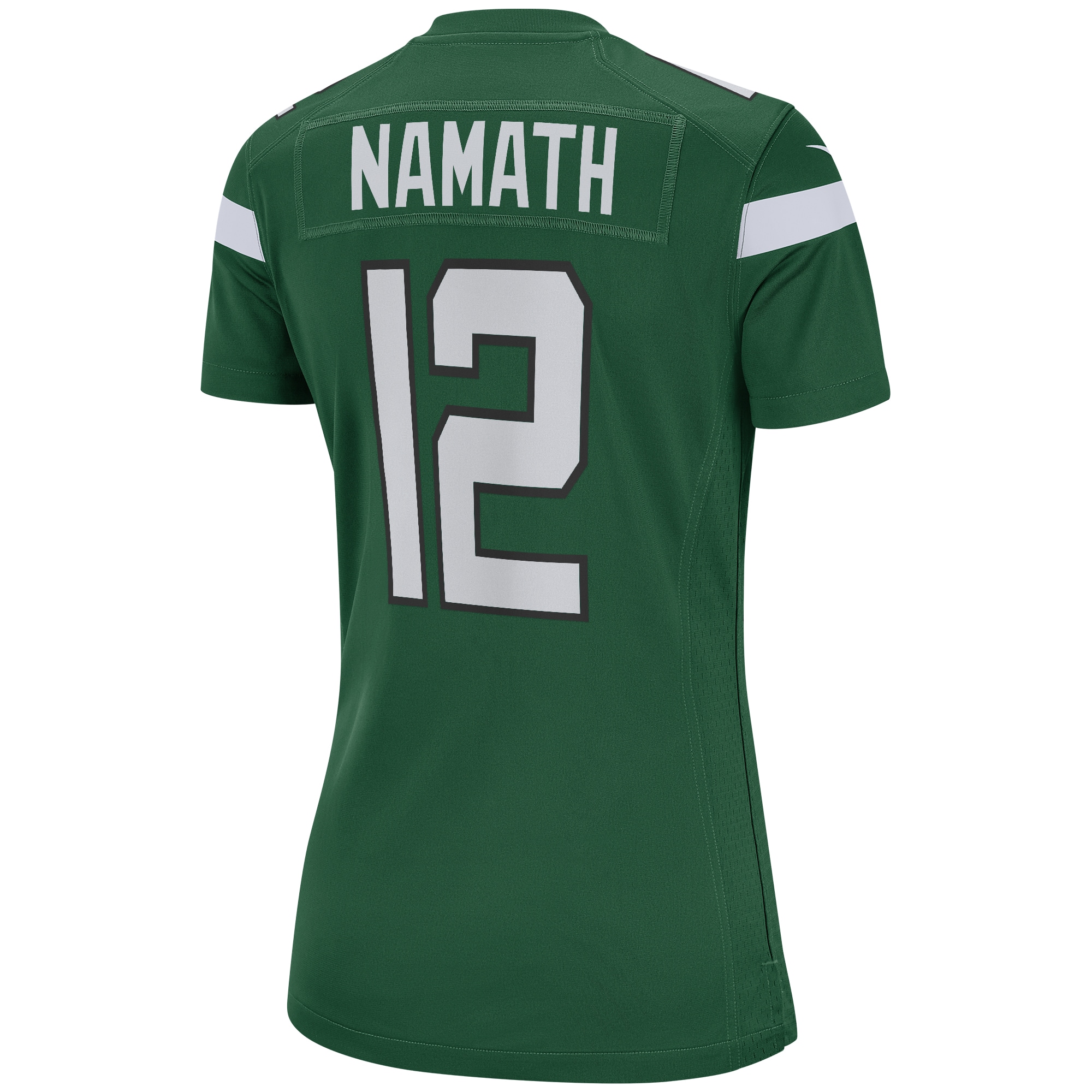 New York Jets Joe Namath Gotham Green Game Retired Player NFL Jersey Women's