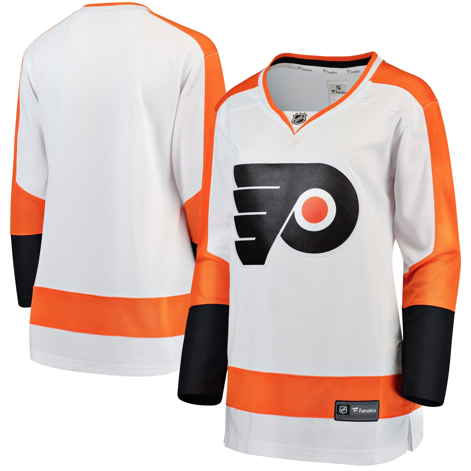 Philadelphia Flyers White Away Breakaway NHL Jersey Women's
