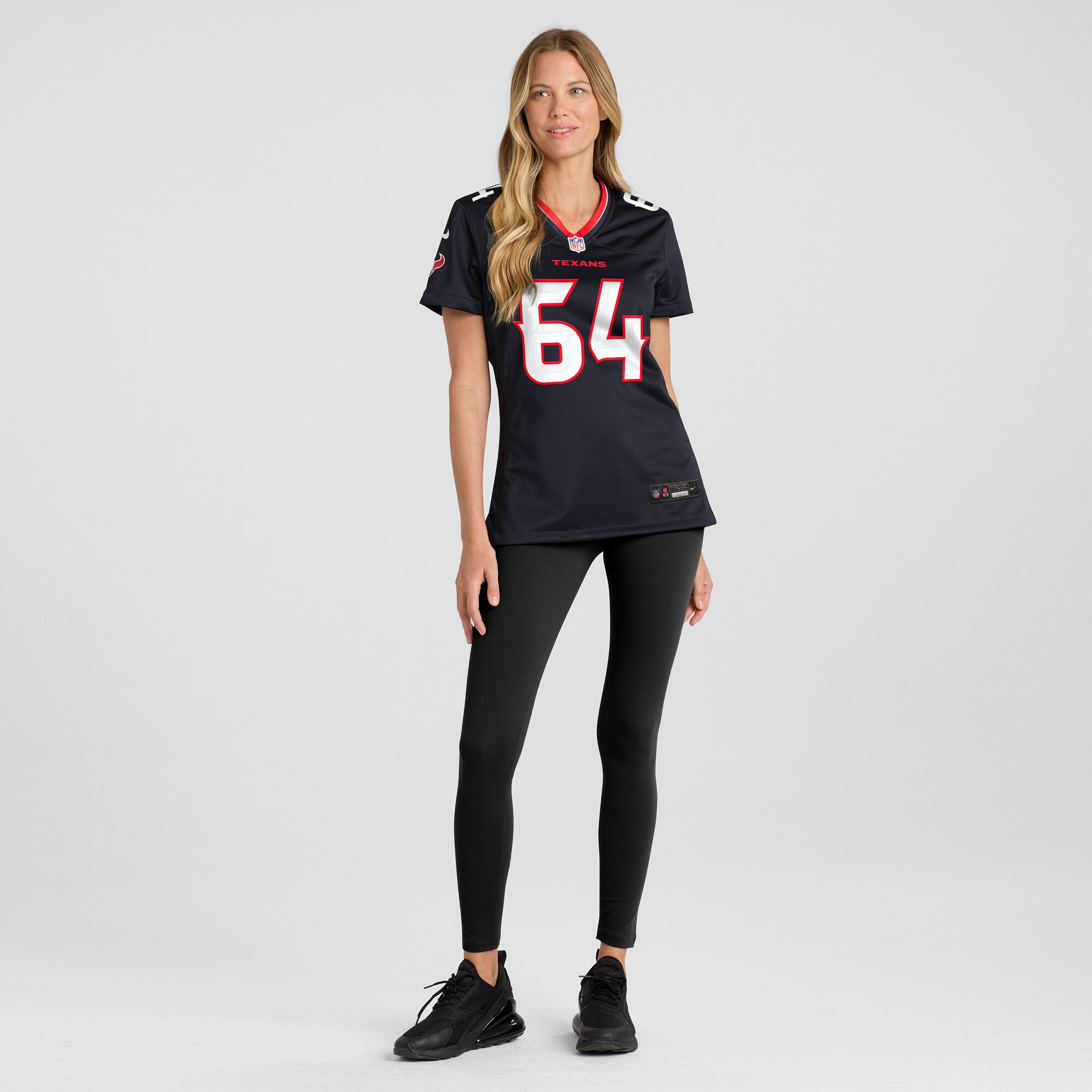 Houston Texans Nick Broeker Navy Team Game NFL Jersey Women's
