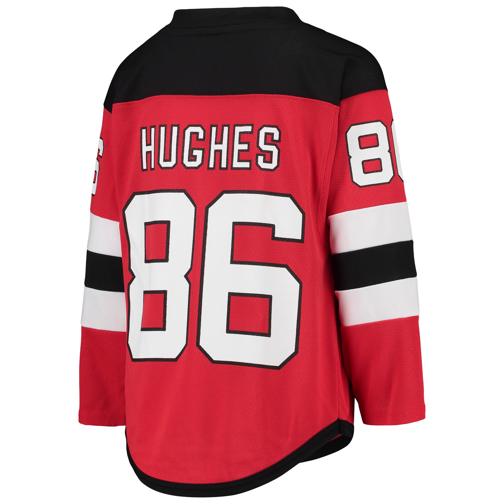 New Jersey Devils Jack Hughes Red Home Player NHL Jersey Youth