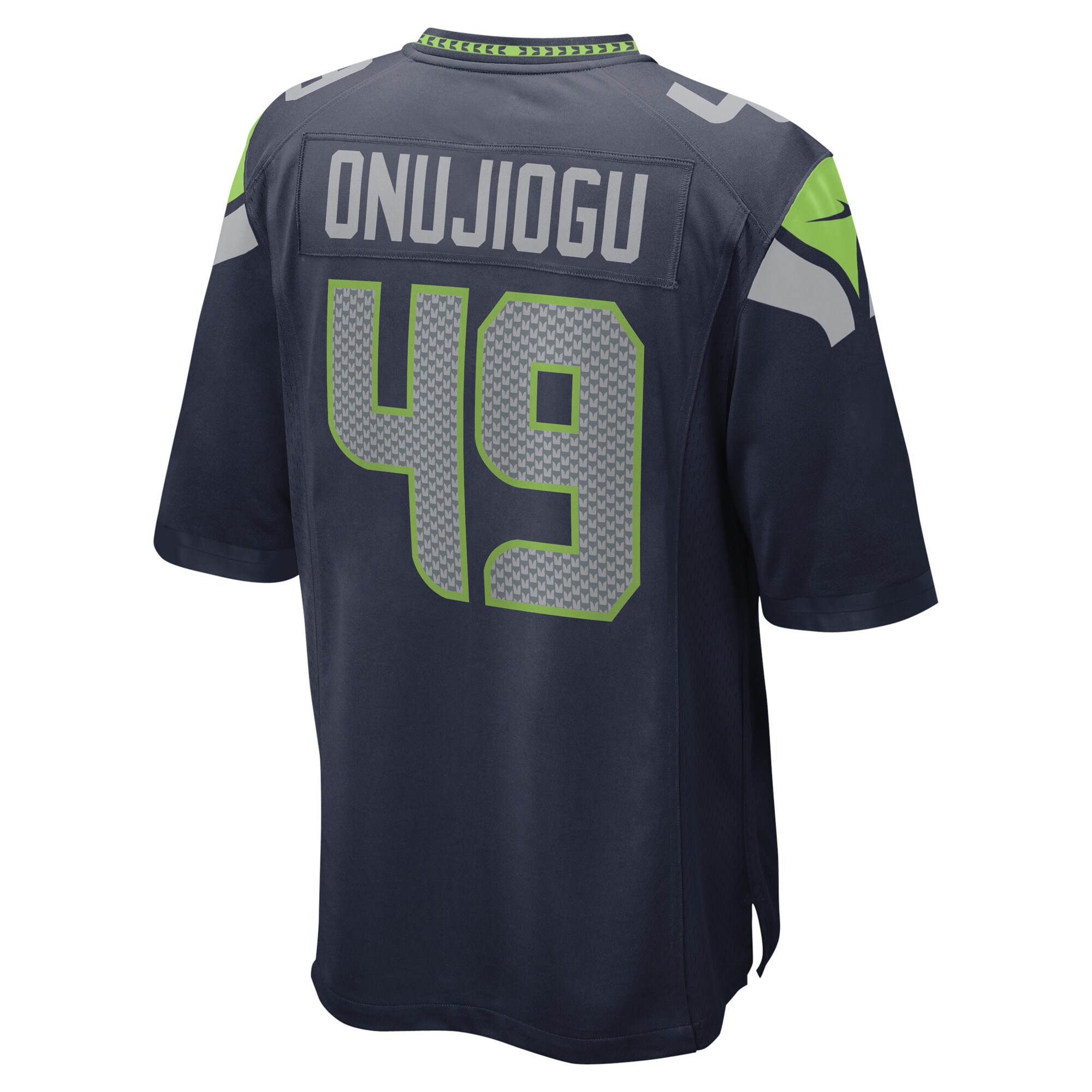 Seattle Seahawks Joshua Onujiogu College Navy Game Player NFL Jersey Men's