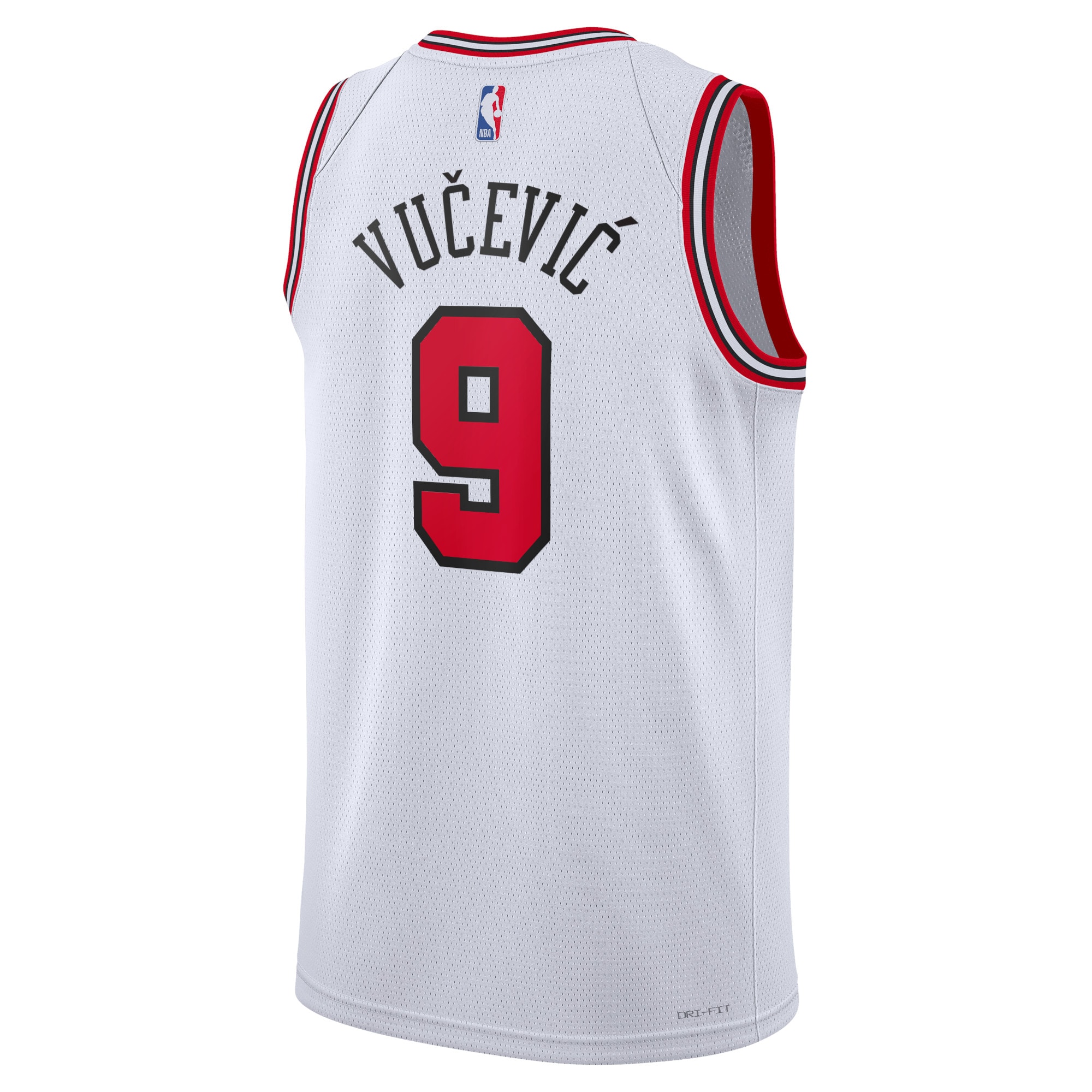 Chicago Bulls Association Edition Swingman White Nikola Vu?evi Unisex NBA Jersey Unisex