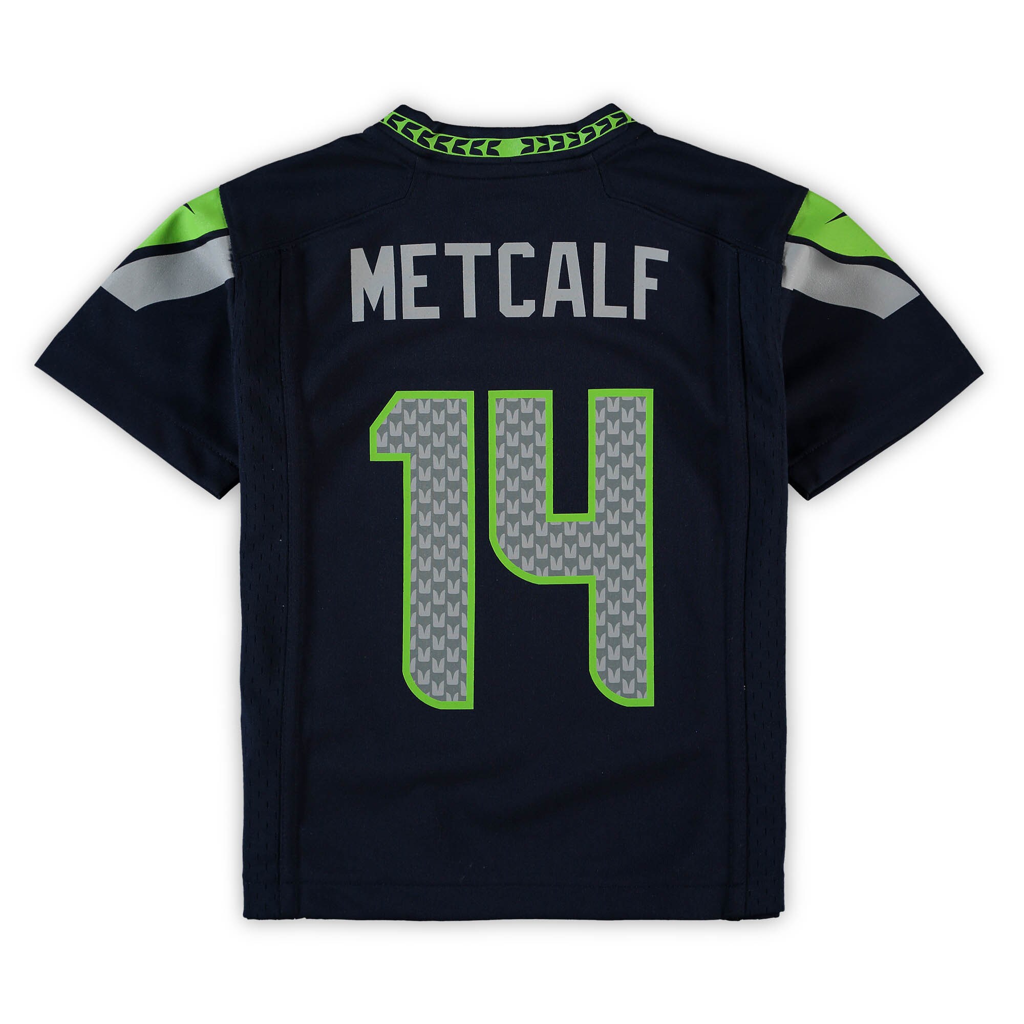 Preschool Seattle Seahawks DK Metcalf Navy Game NFL Jersey Men's