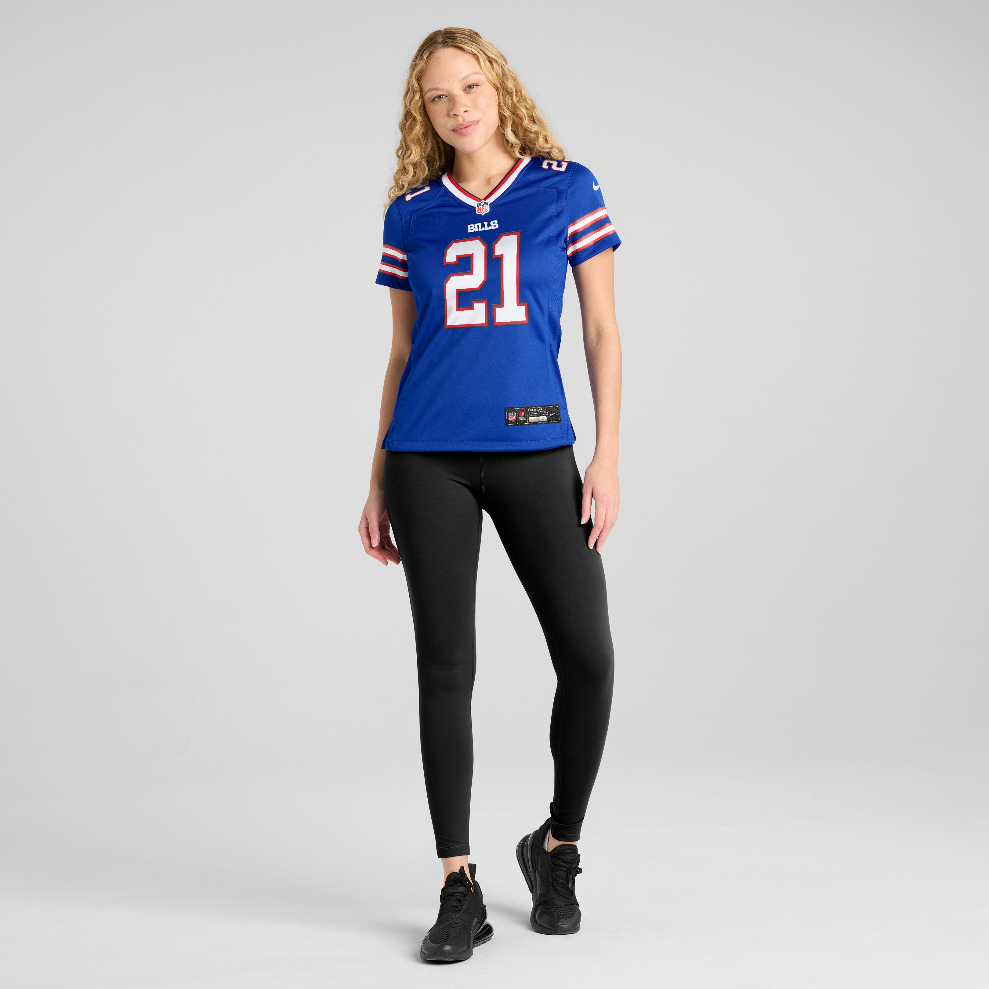 Buffalo Bills Mike Edwards Royal Team Game NFL Jersey Women's
