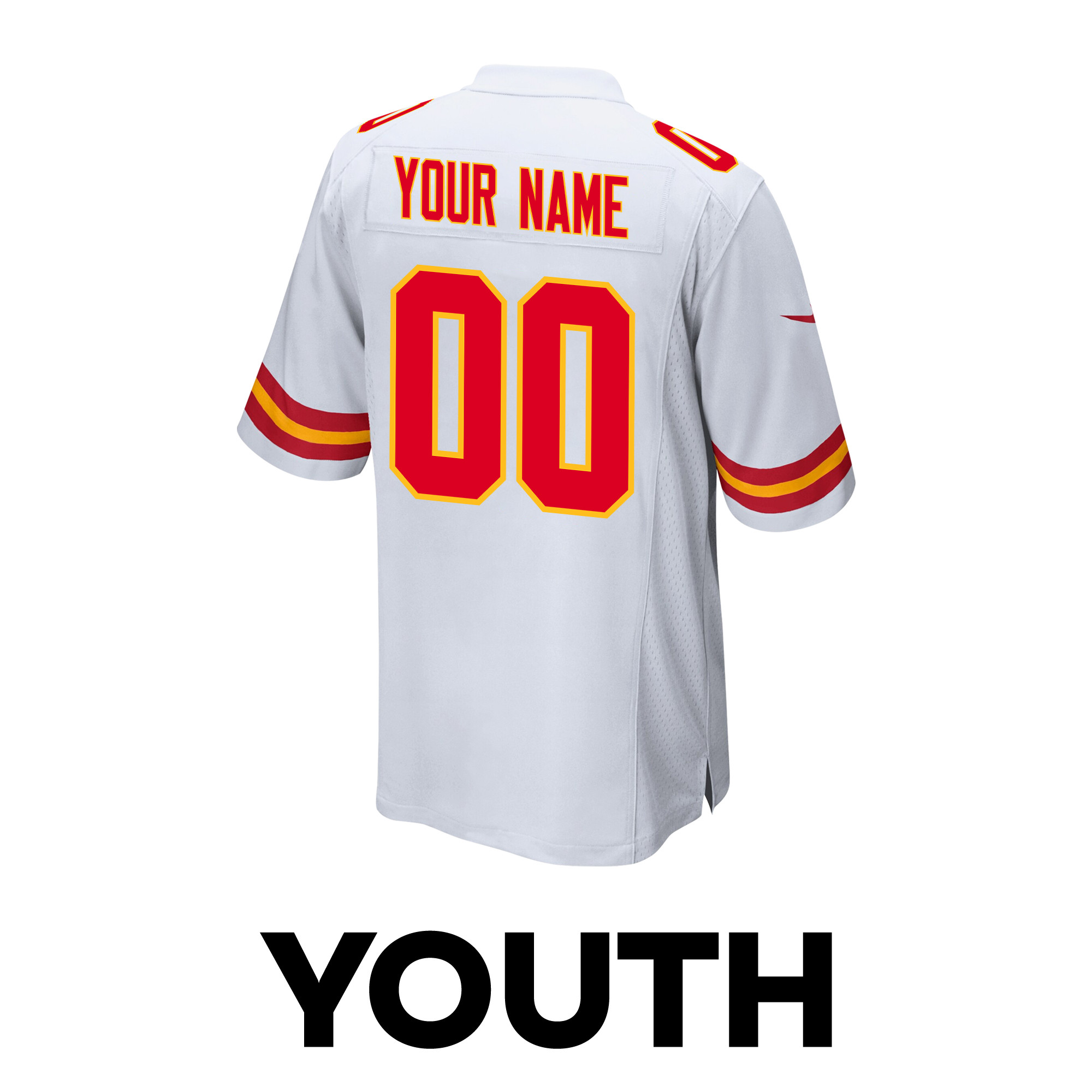 Kansas City Chiefs Super Bowl LVIII Thanks For Memories Game Custom White NFL Jersey Youth