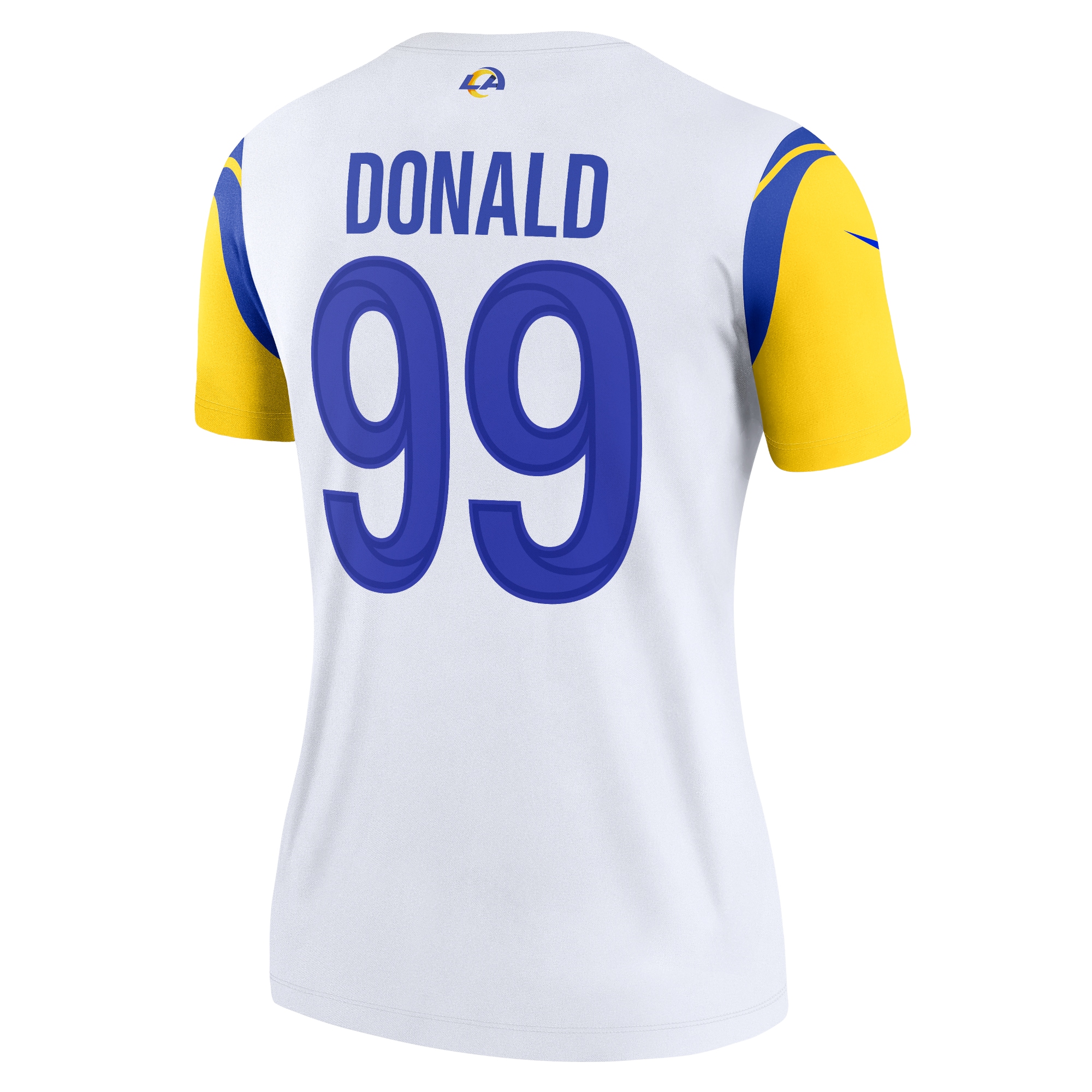 Los Angeles Rams Aaron Donald White Alternate Legend Player Performance Top NFL Jersey Women's