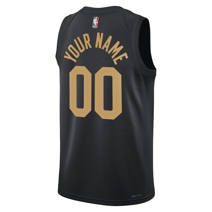 Cleveland Cavaliers 2023/24 Statement Swingman Custom Black NBA Jersey Men's