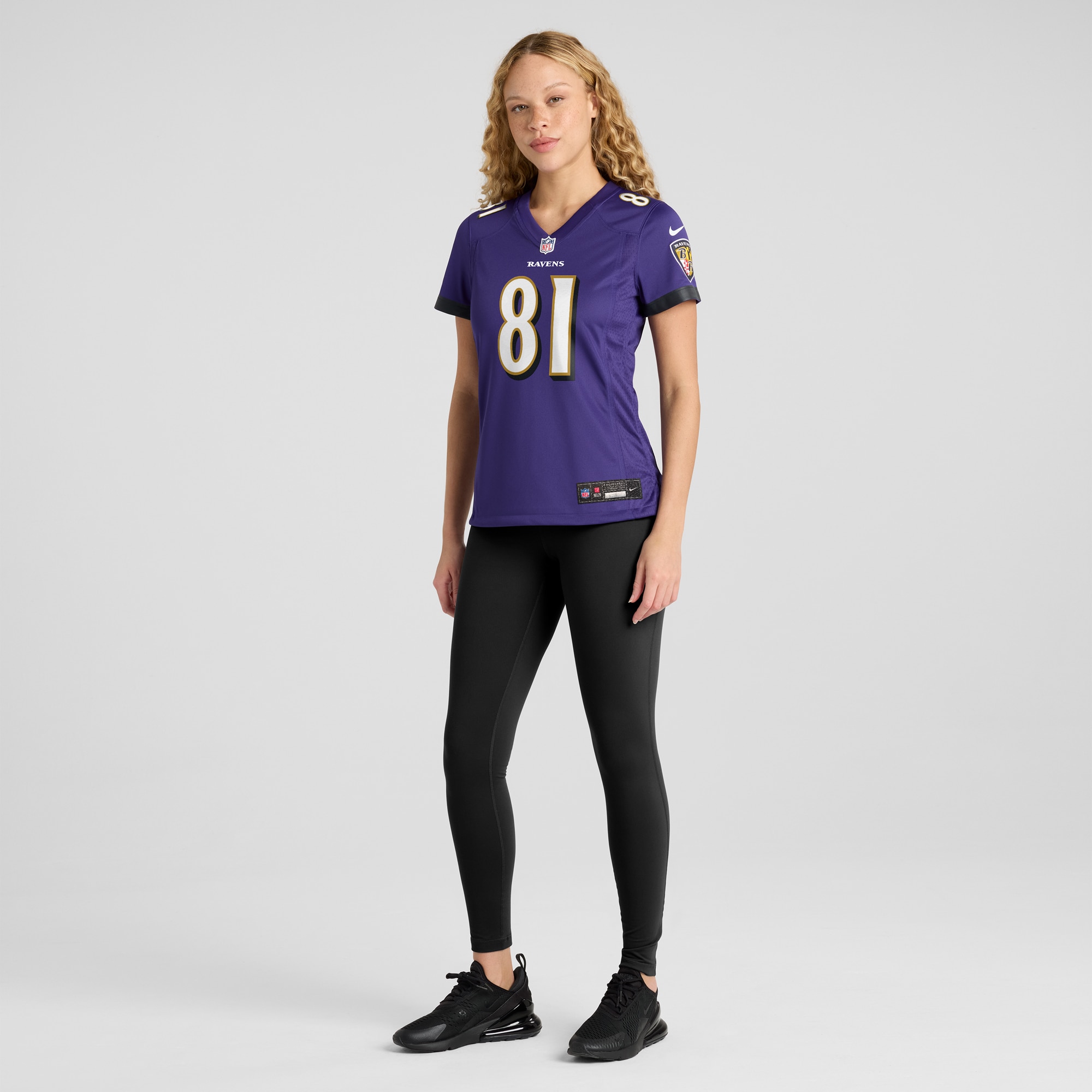 Baltimore Ravens Devontez Walker Purple Game NFL Jersey Women's