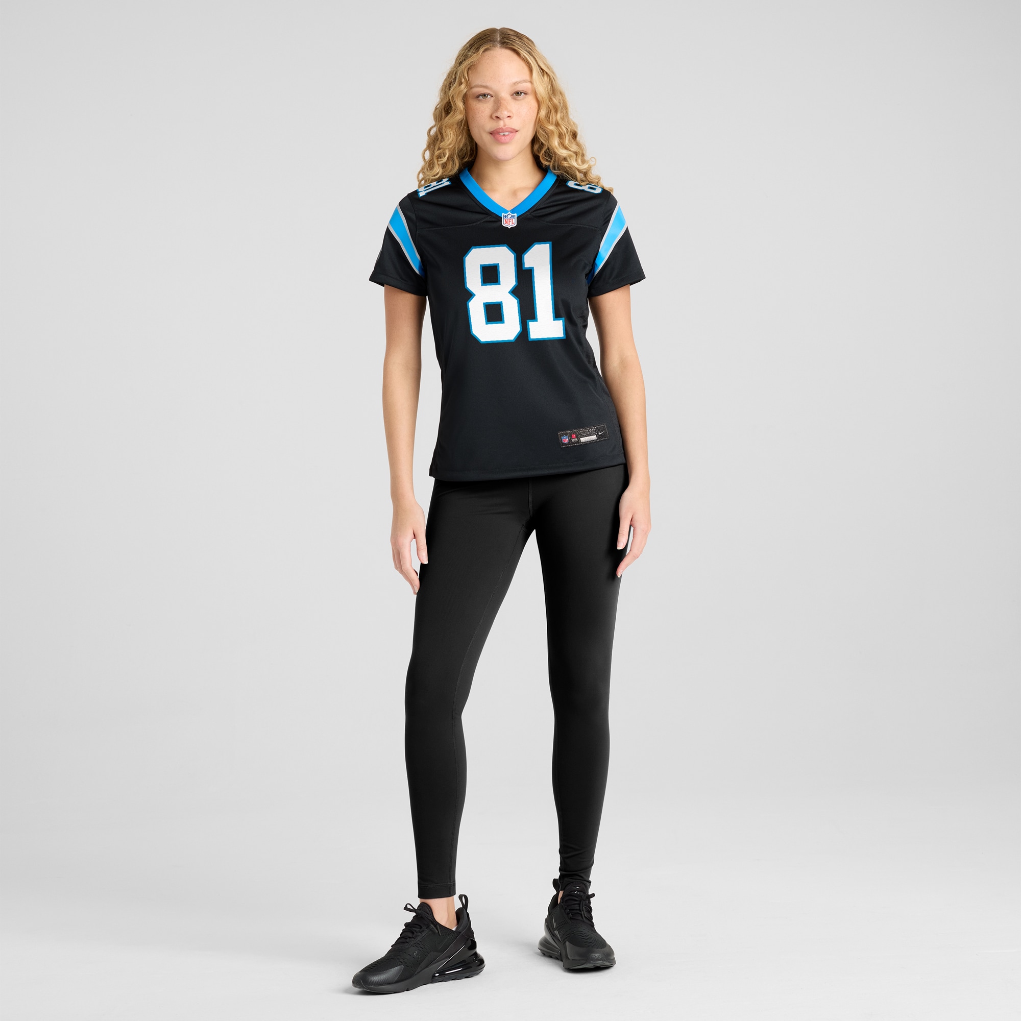Carolina Panthers Matthews Black Game NFL Jersey Women's