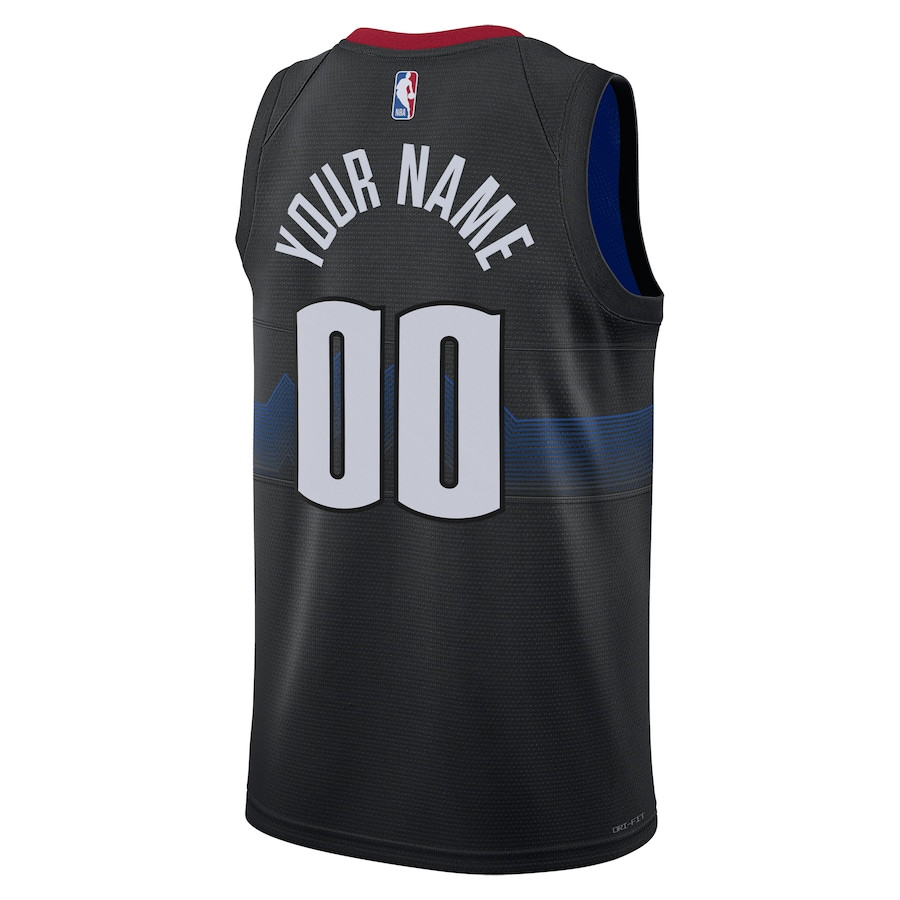 Denver Nuggets 2023/24 Swingman Custom City Edition Black NBA Jersey Men's