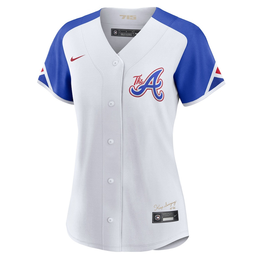 Atlanta Braves 2023 City Connect White MLB Jersey Women's