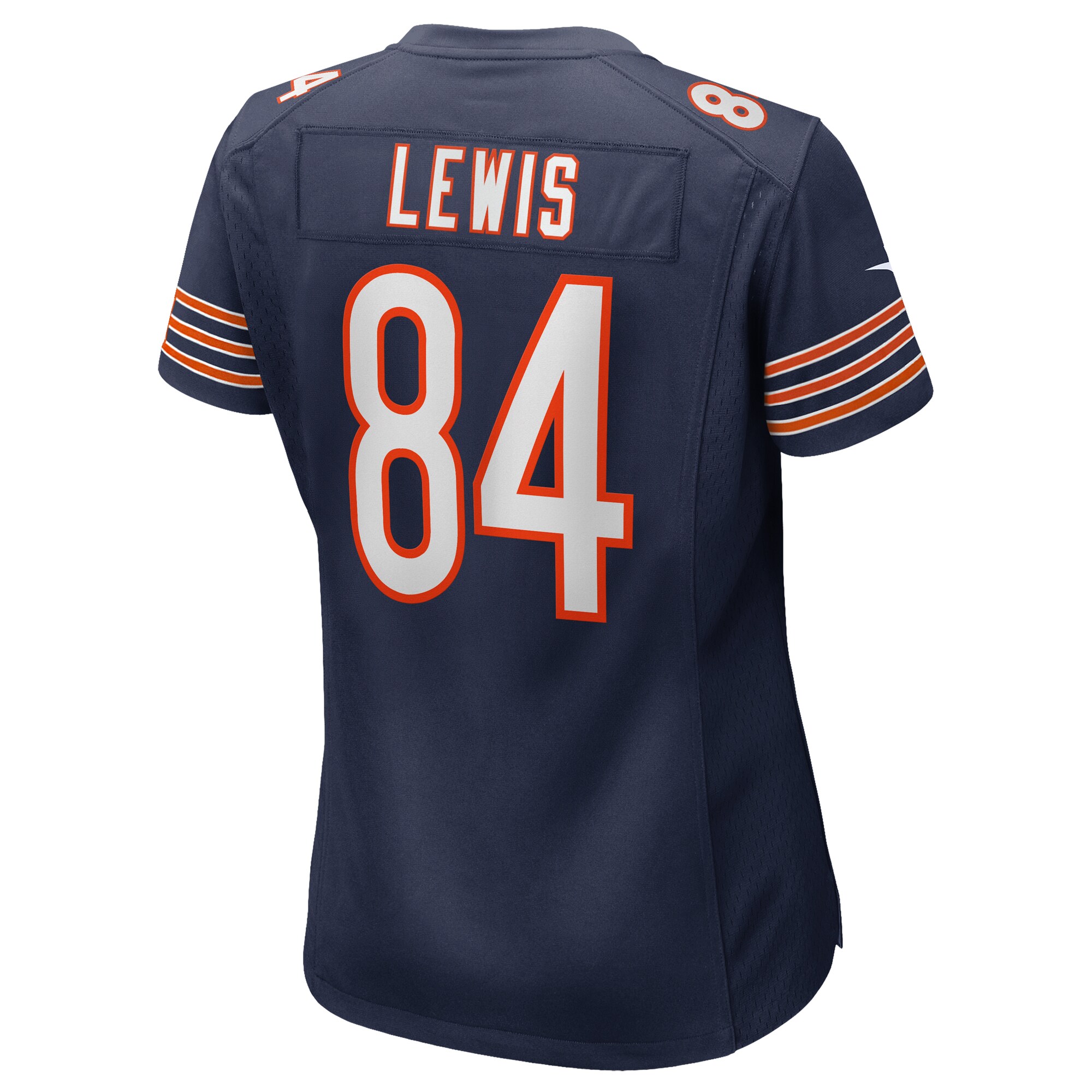 Chicago Bears Marcedes Lewis Navy Game NFL Jersey Women's