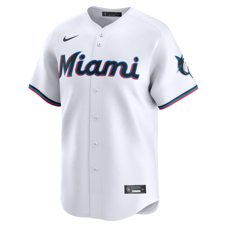 Luis Arraez 3 Miami Marlins Home Limited Player White MLB Jersey Men's
