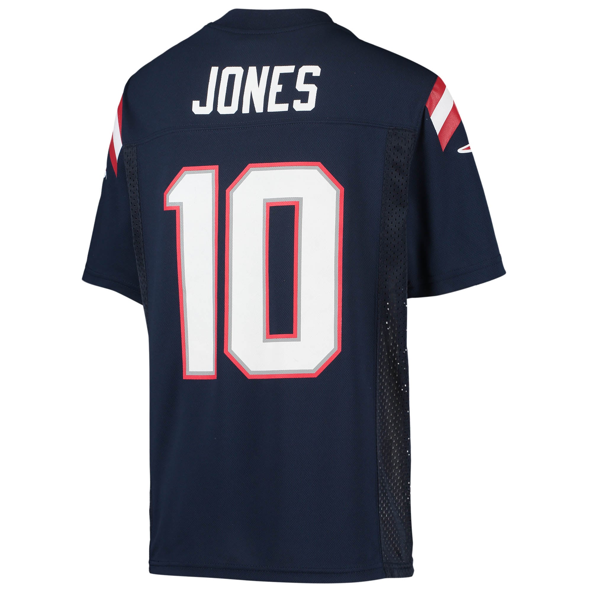New England Patriots Mac Jones Navy Player NFL Jersey Youth