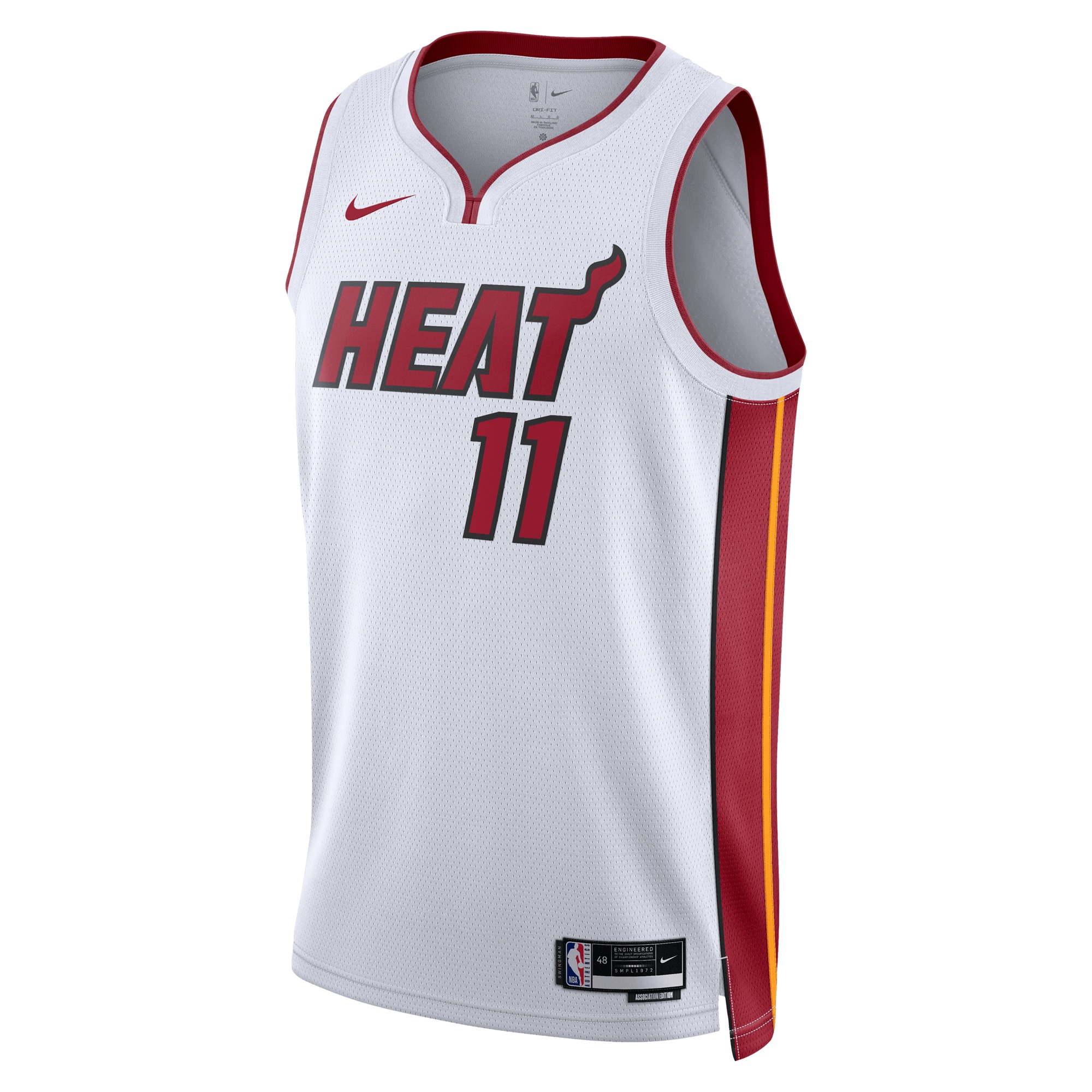 Miami Heat Association Edition Swingman White Jaime Jaquez Jr Unisex NBA Jersey Unisex