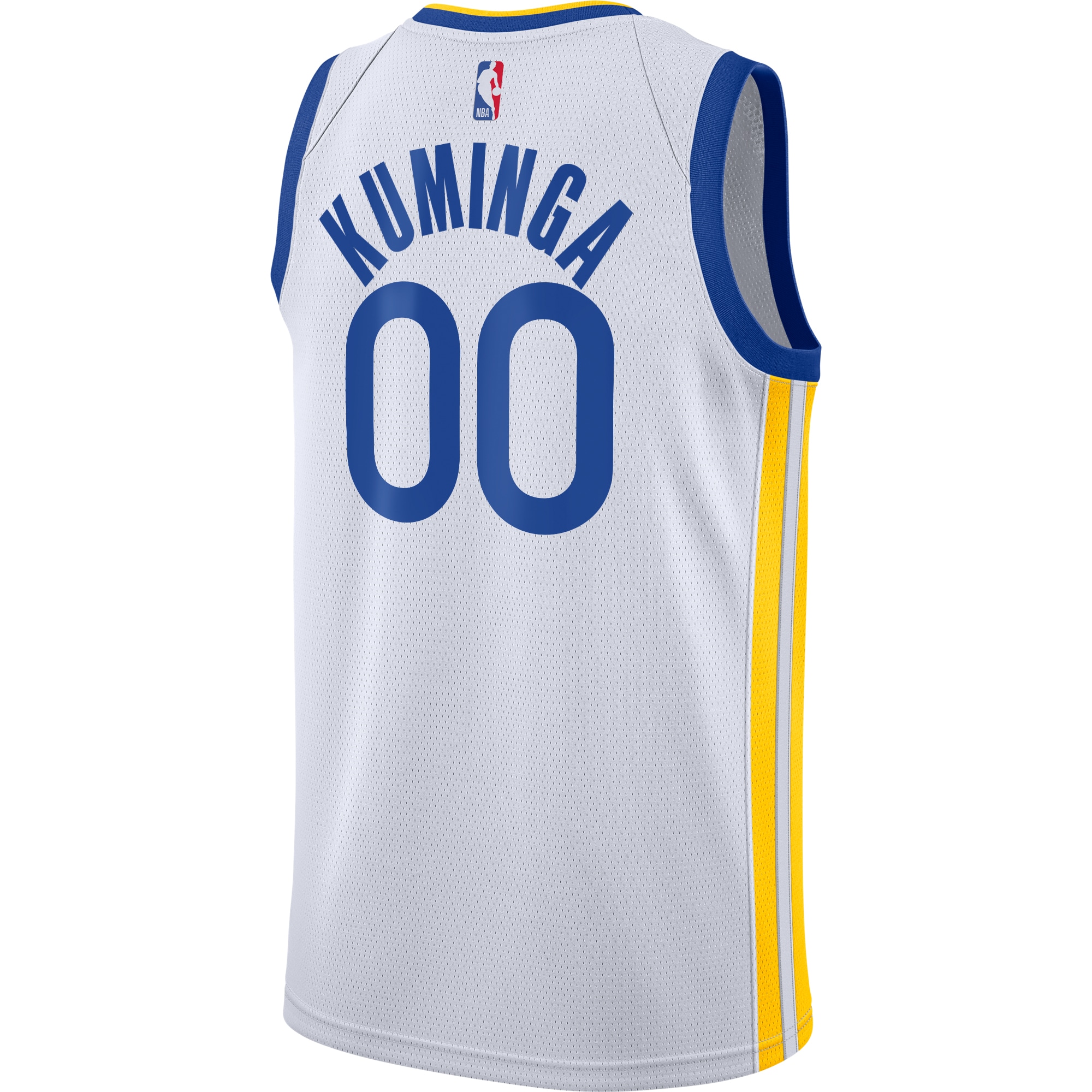 Golden State Warriors Association Edition Swingman White Jonathan Kuming NBA Jersey Youth