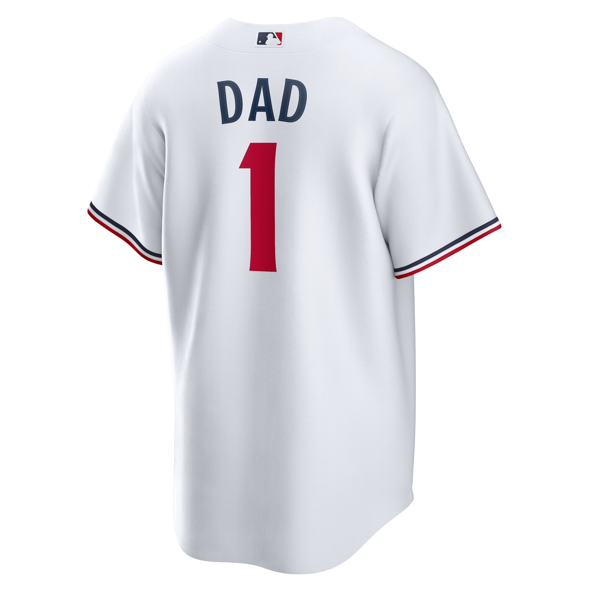 Minnesota Twins White #1 Dad Home MLB Jersey Men's