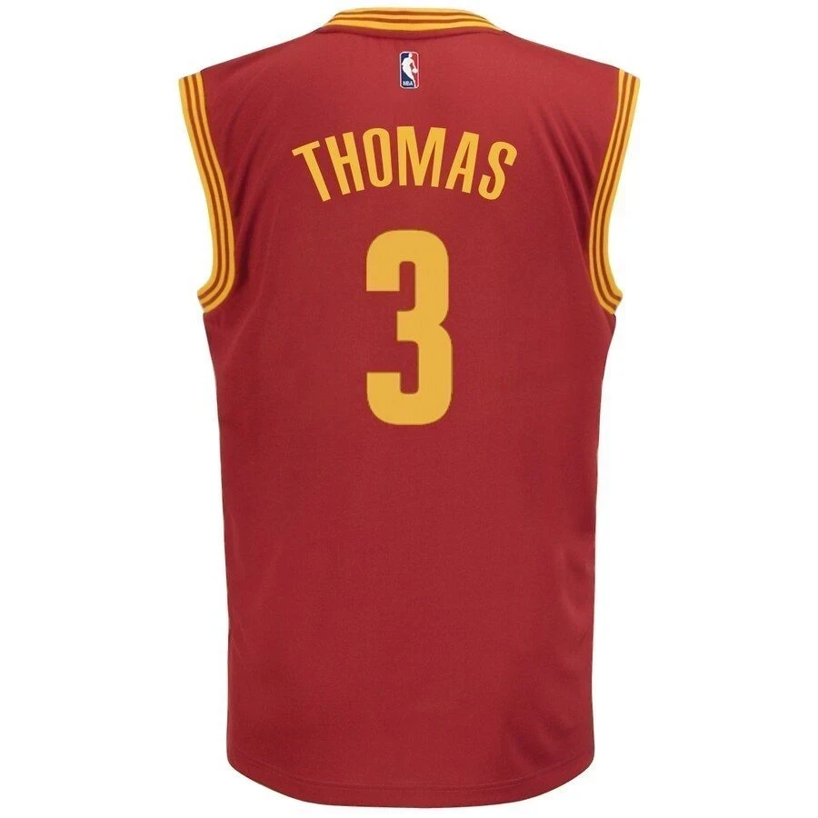 Isaiah Thomas Cleveland Cavaliers Road Burgundy NBA Jersey Men's