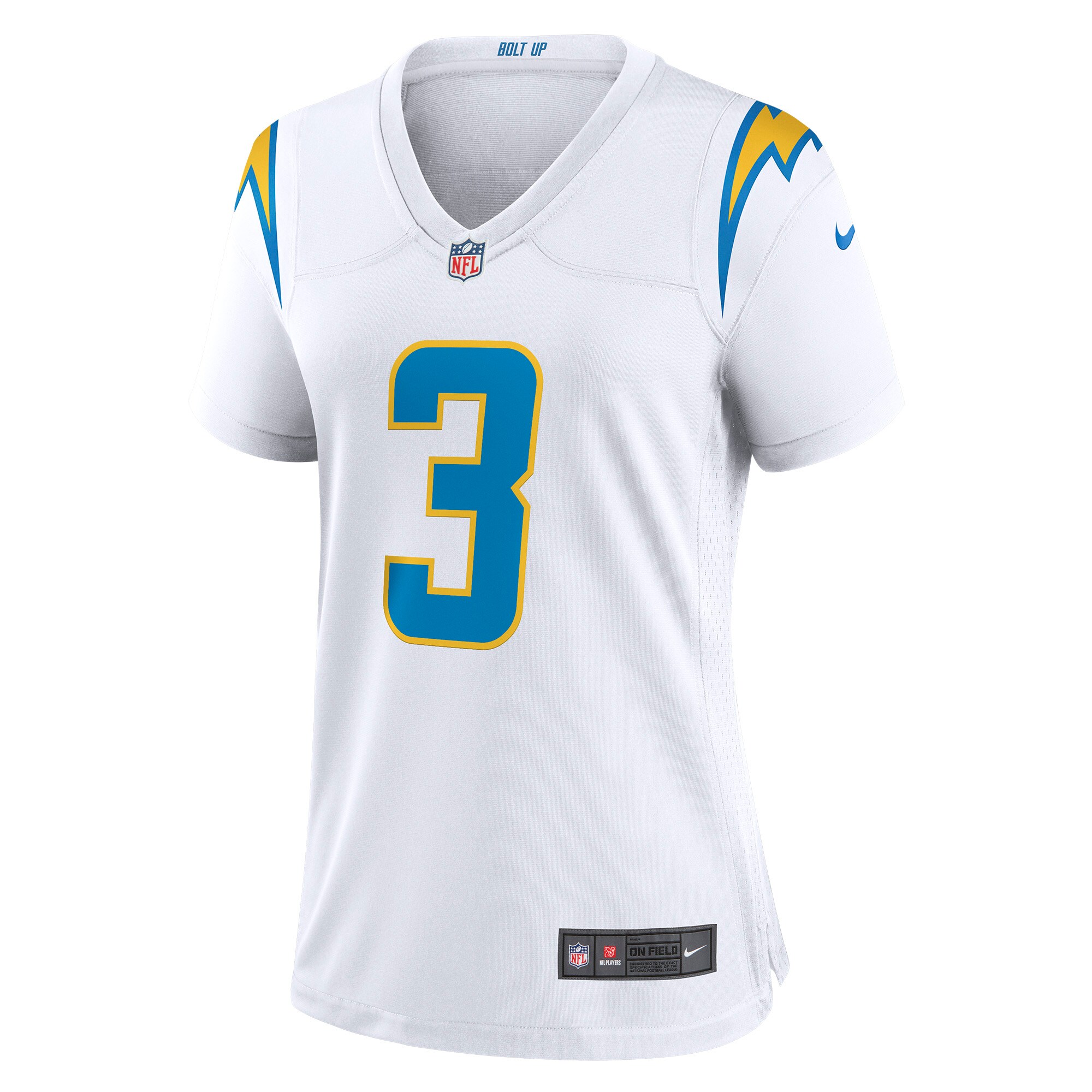 Los Angeles Chargers Derwin James Jr. White Game NFL Jersey Women's