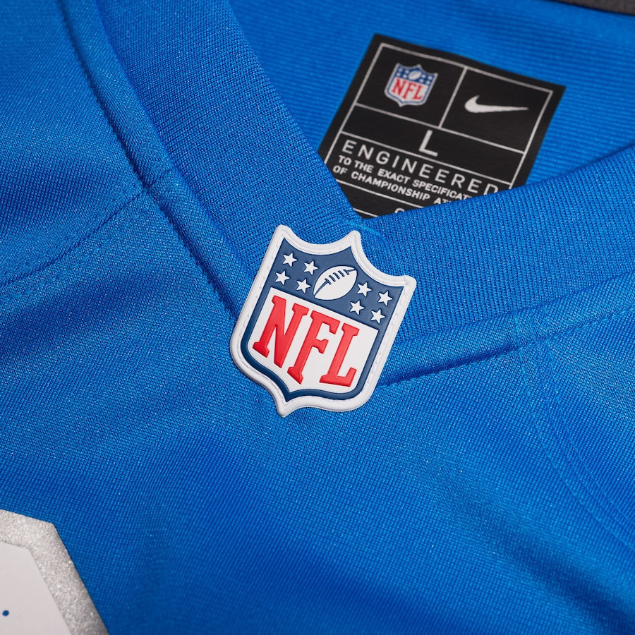 Kyle Peko #96 Detroit Lions Super Bowl LIX Blue NFL Jersey Men's