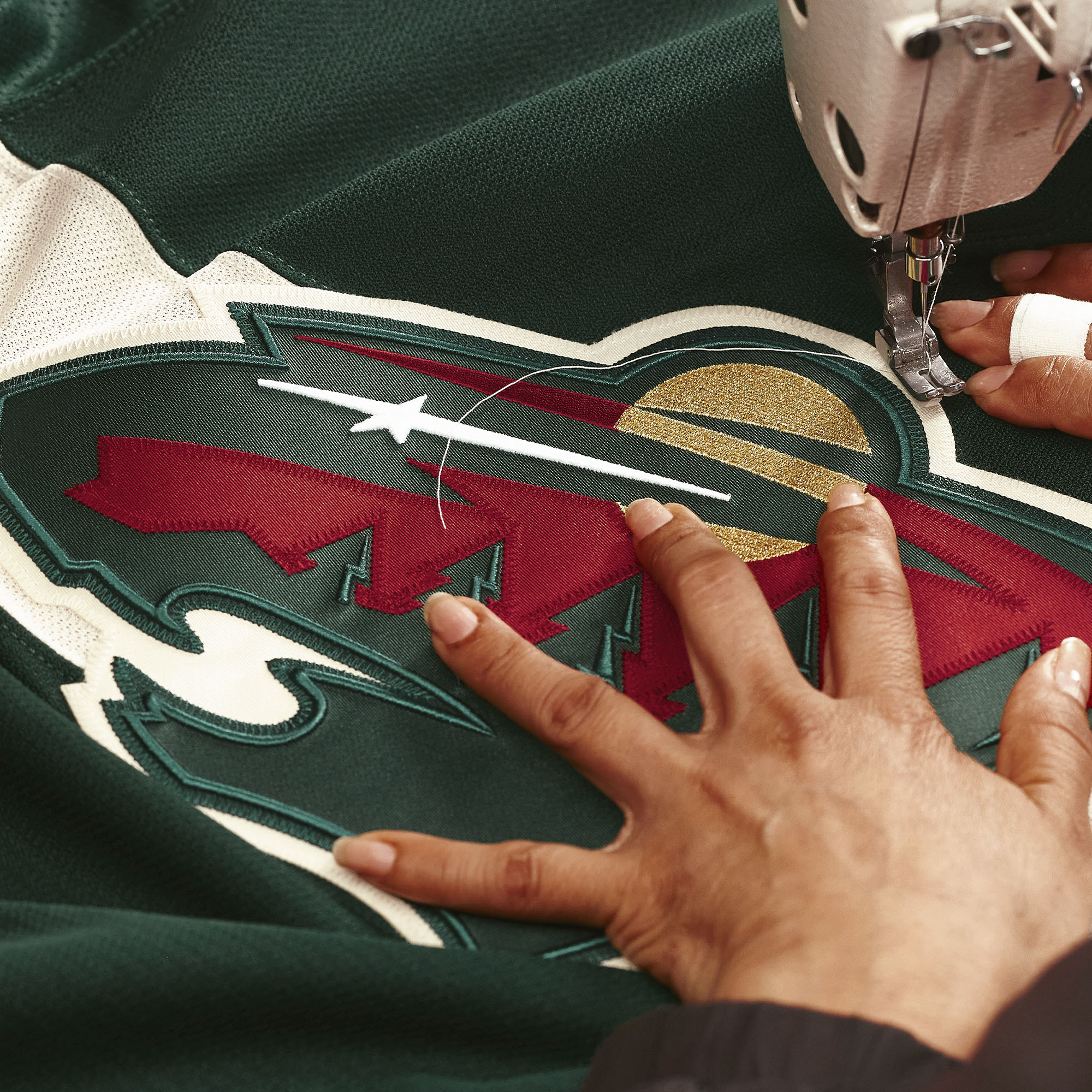 Minnesota Wild Green Home Pro NHL Jersey Men's