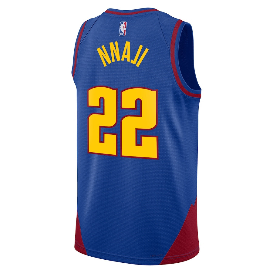 Zeke Nnaji 22 Denver Nuggets Unisex Swingman Statement Edition Royal NBA Jersey Unisex