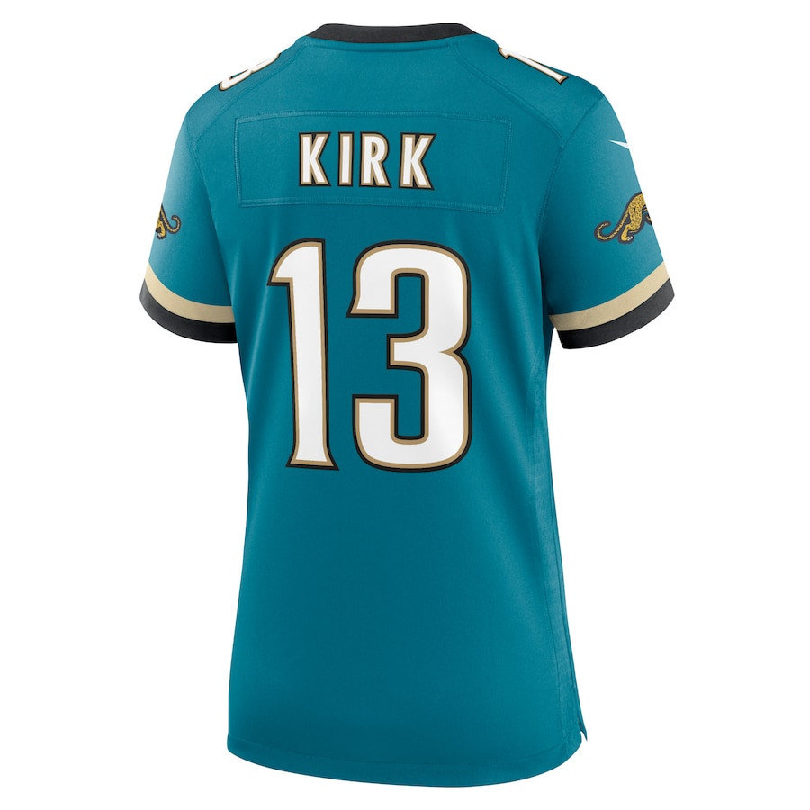 Christian Kirk 13 Jacksonville Jaguars Prowler Throwback Game Teal NFL Jersey Women's