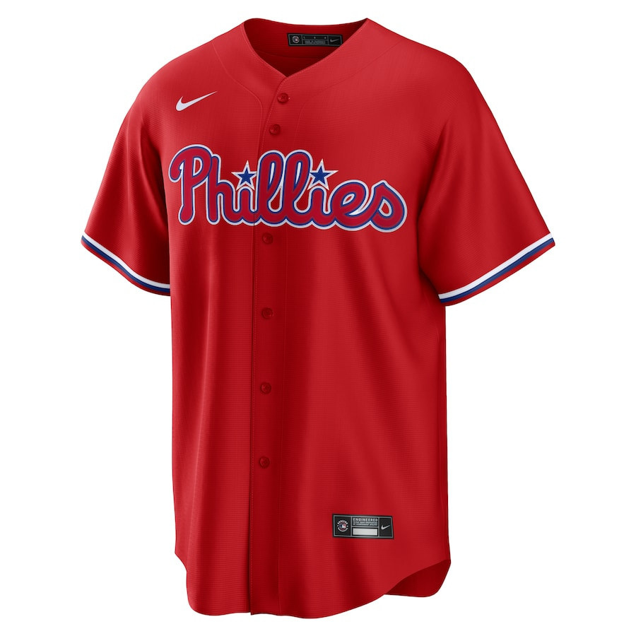 Philadelphia Phillies Alternate Red MLB Jersey Men's