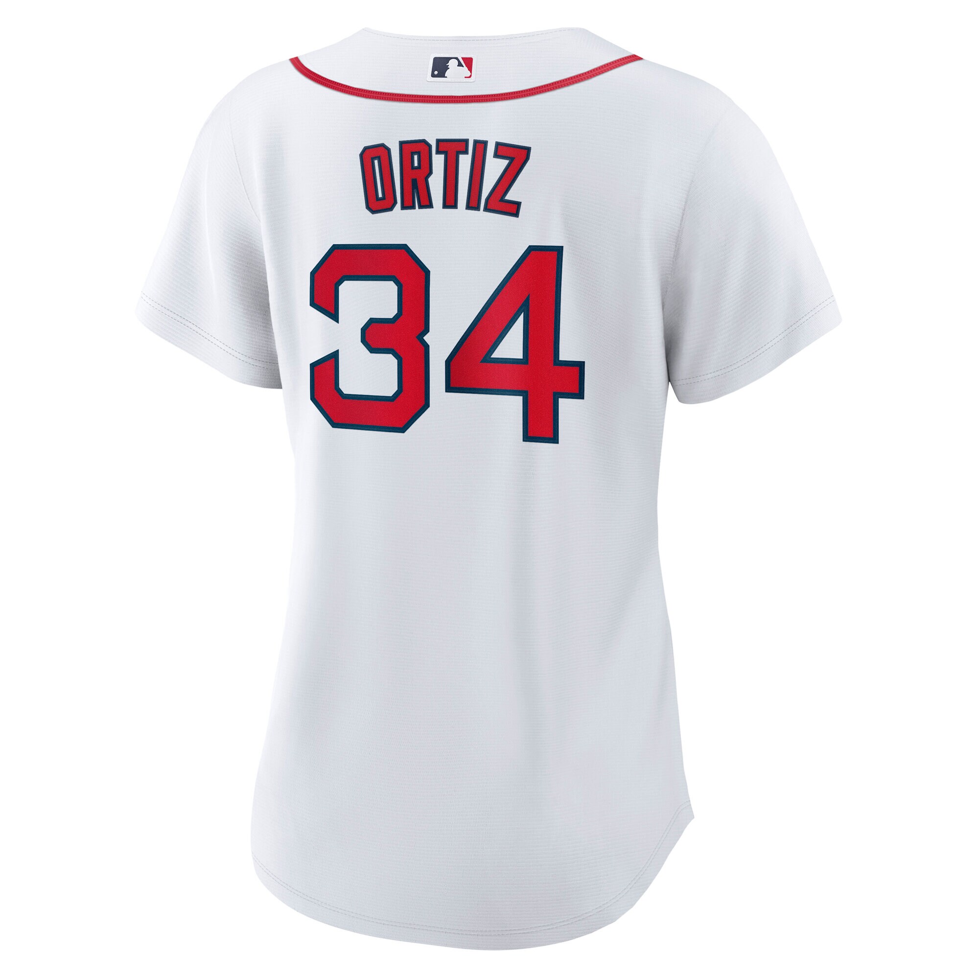 Boston Red Sox David Ortiz White Home MLB Jersey Women's