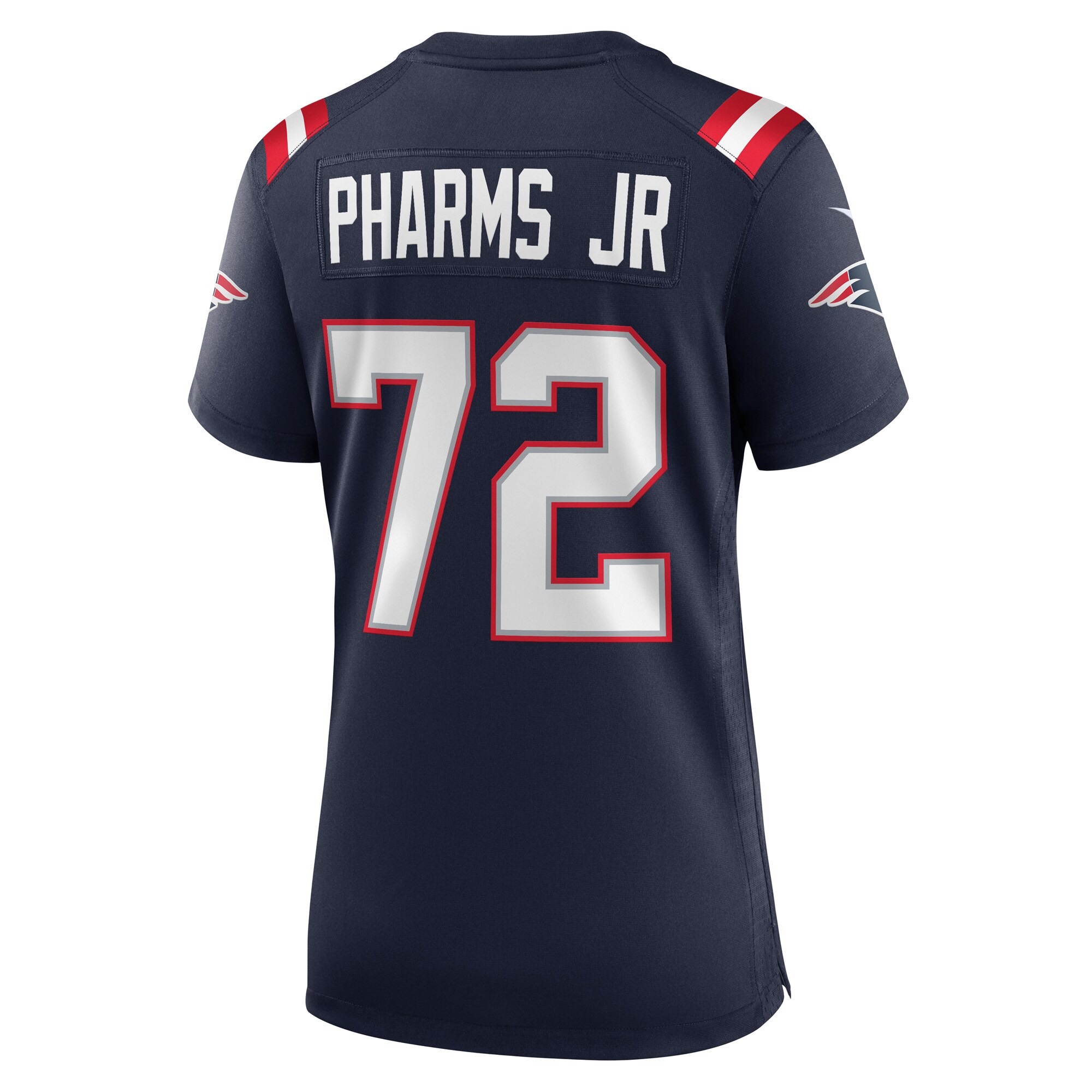 New England Patriots Jeremiah Pharms Jr. Navy Game Player NFL Jersey Women's
