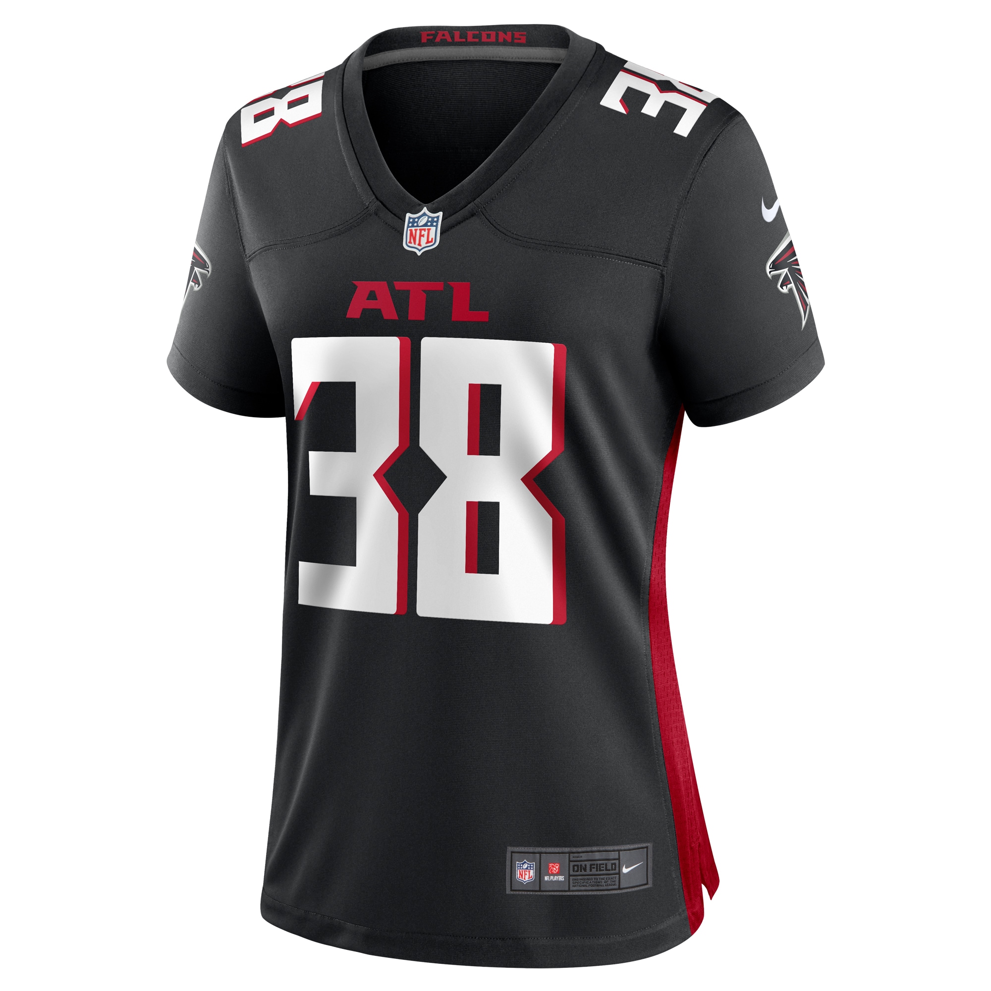 Atlanta Falcons Arnold Tarpley III Black Game NFL Jersey Women's