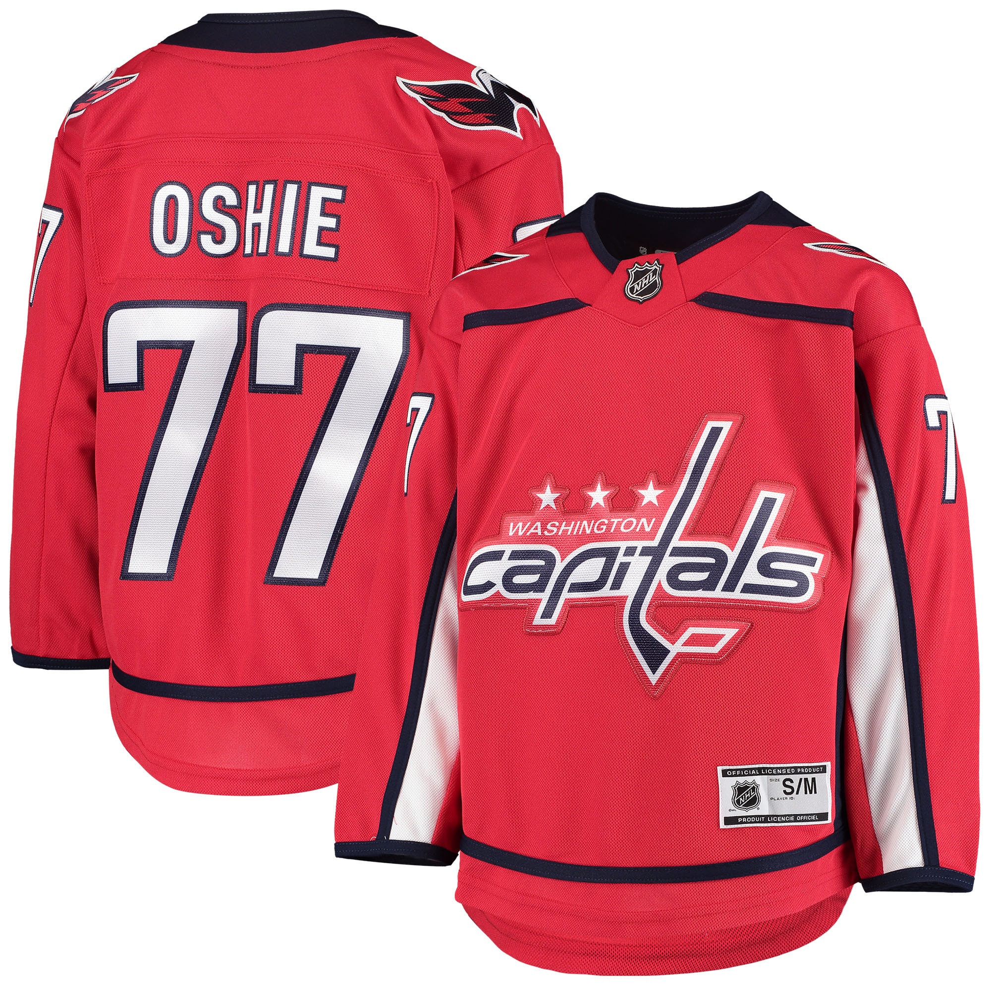 Washington Capitals TJ Oshie Red Home Premier Player NHL Jersey Youth