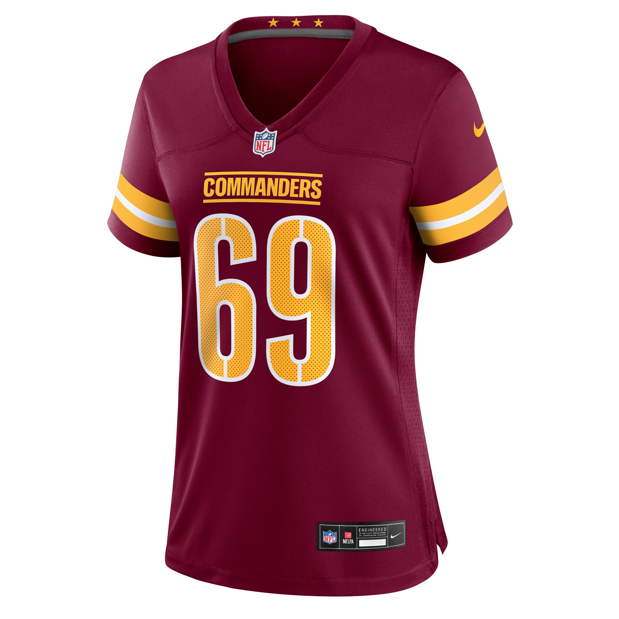 Washington Commanders Tyler Ott Burgundy Game NFL Jersey Women's