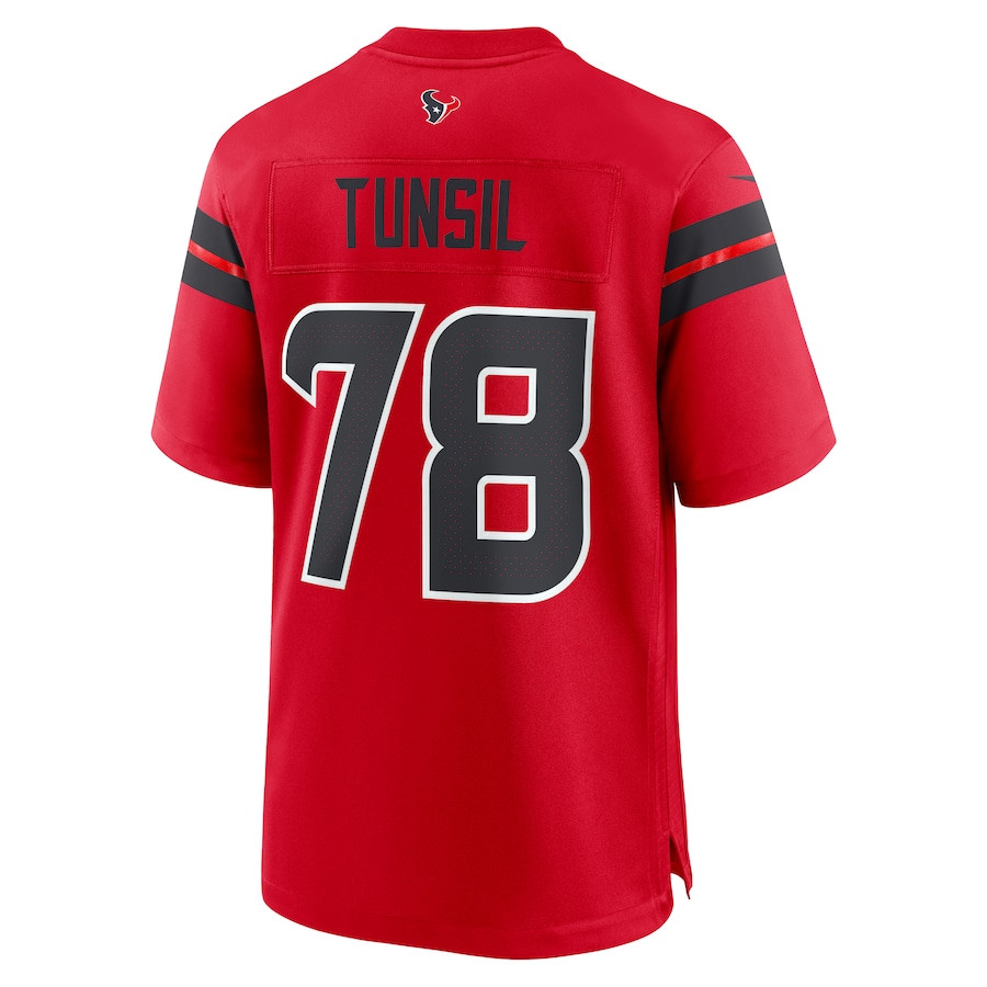 Laremy Tunsil 78 Houston Texans Alternate Game Red NFL Jersey Men's
