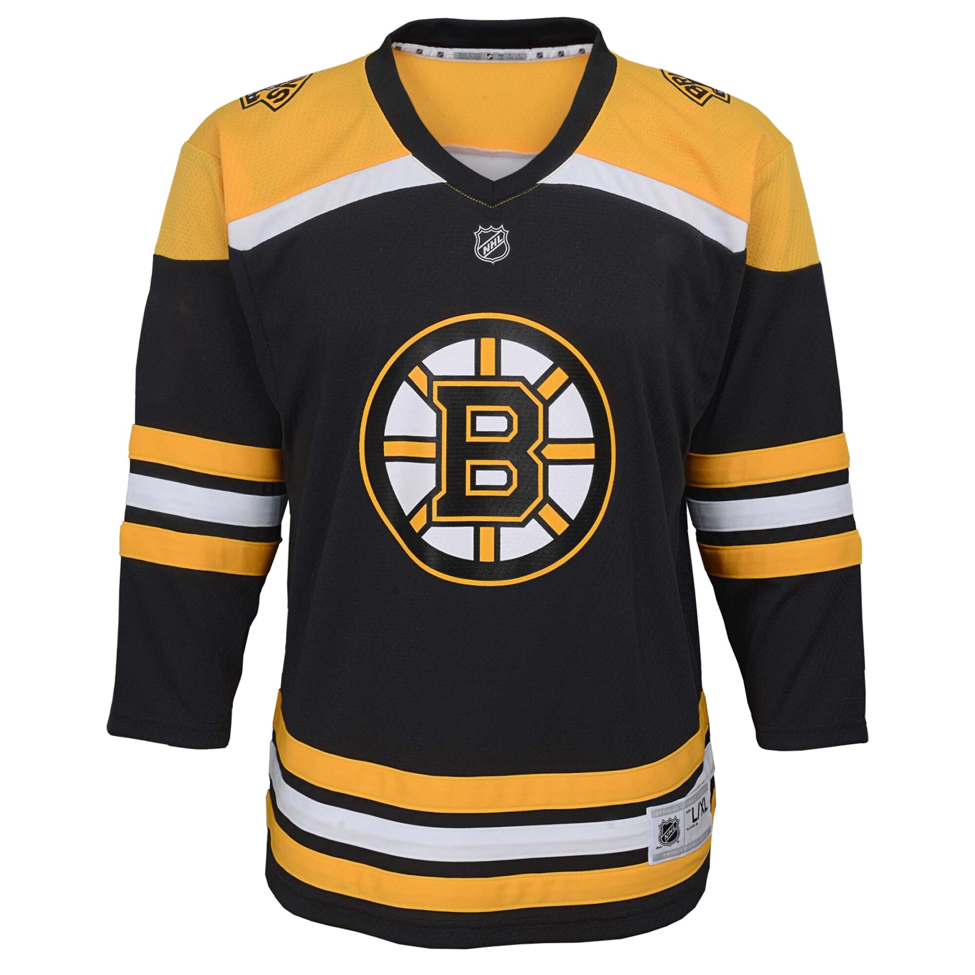Boston Bruins Black Home Blank NHL Jersey Youth