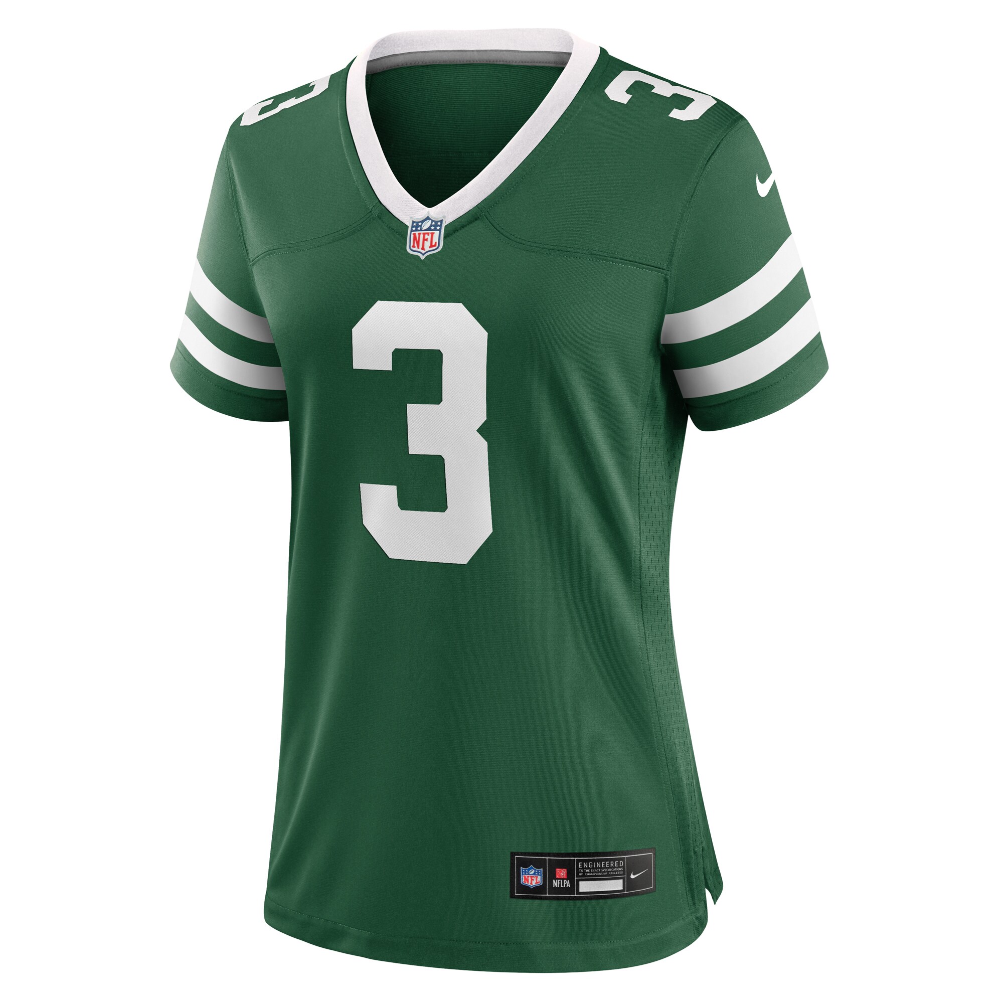 New York Jets Travis Legacy Green Team Game NFL Jersey Women's
