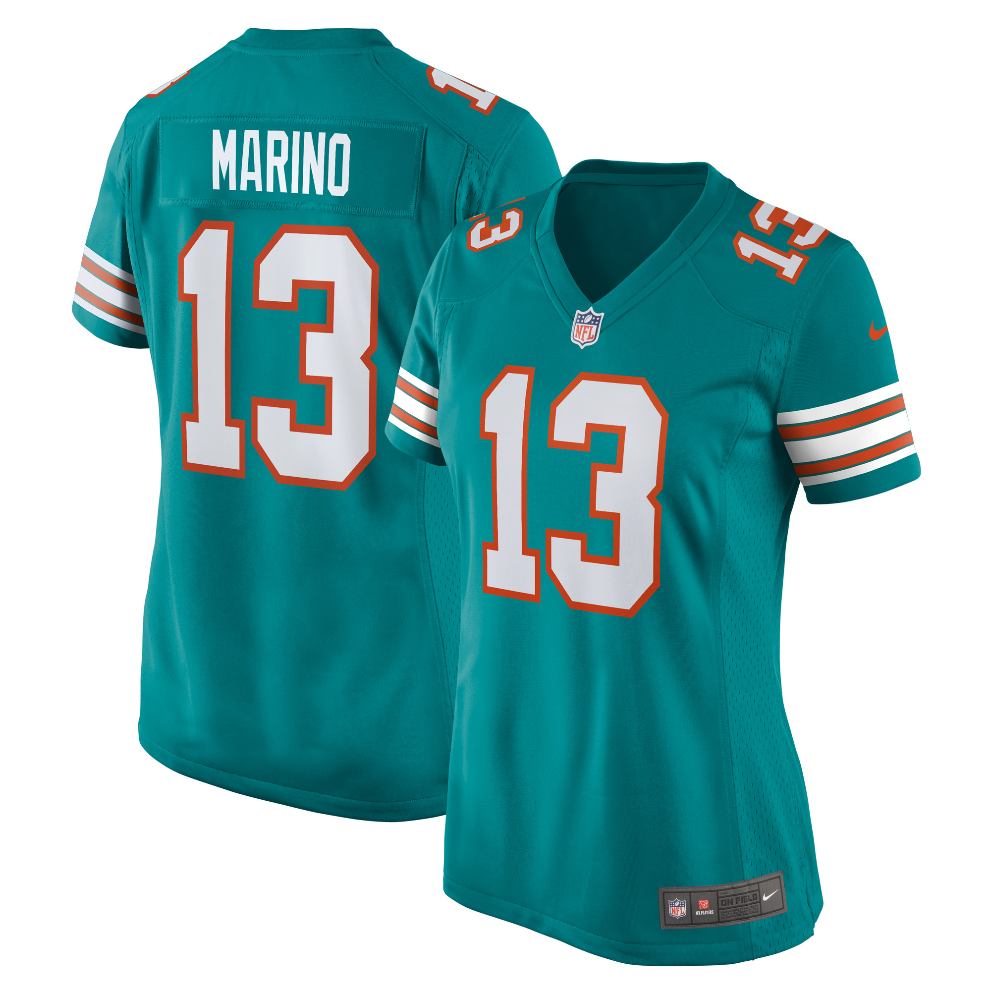 Miami Dolphins Dan Marino Aqua Retired Player NFL Jersey Women's