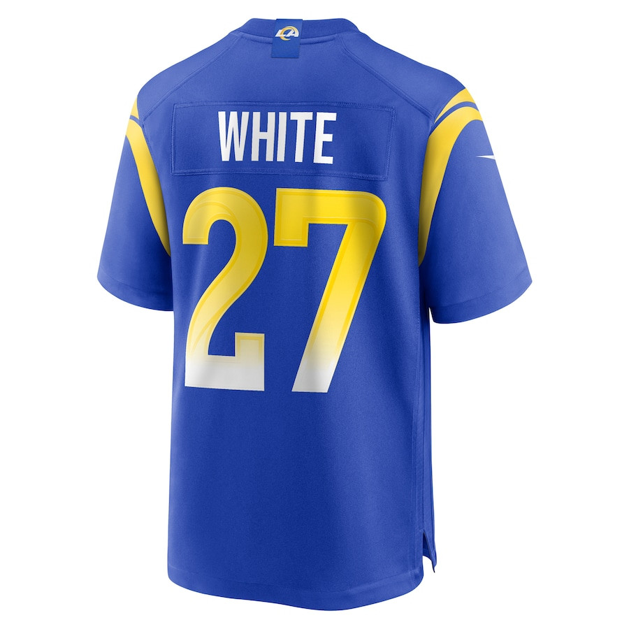 Tre'Davious White 27 Los Angeles Rams Team Game Royal NFL Jersey Men's