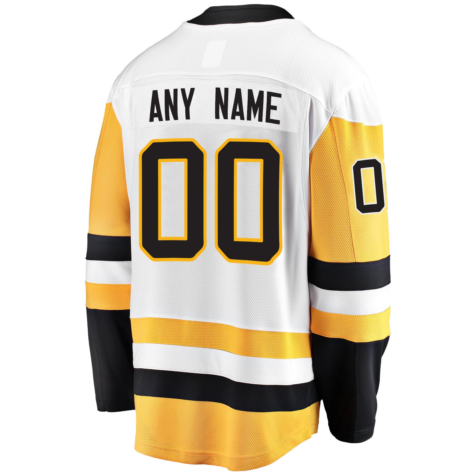 Pittsburgh Penguins Custom Away 2022 Stanley Cup Playoffs Breakaway White NHL Jersey Men's