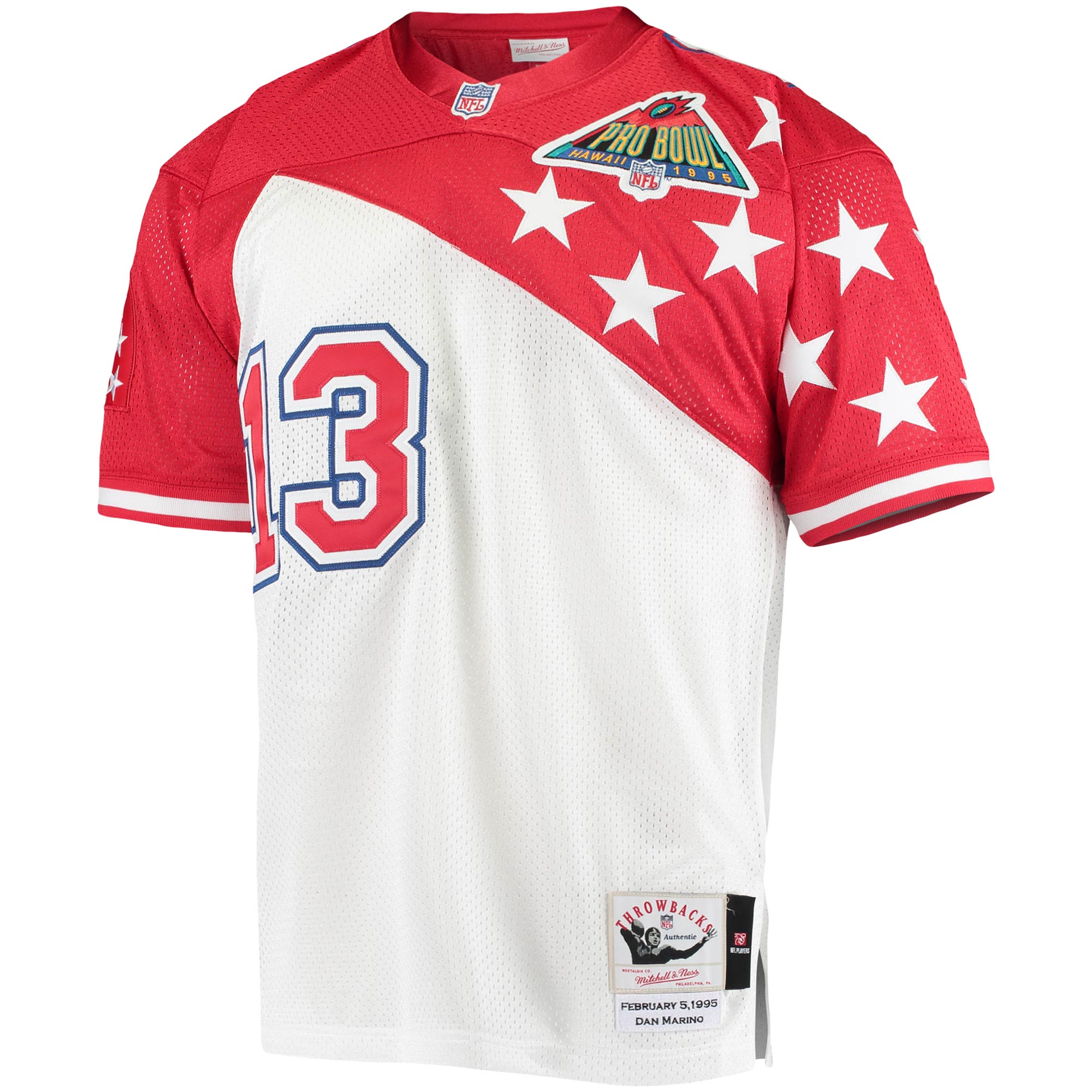 AFC Dan Marino Mitchell Ness White/Red 1994 Pro Bowl NFL Jersey Men's