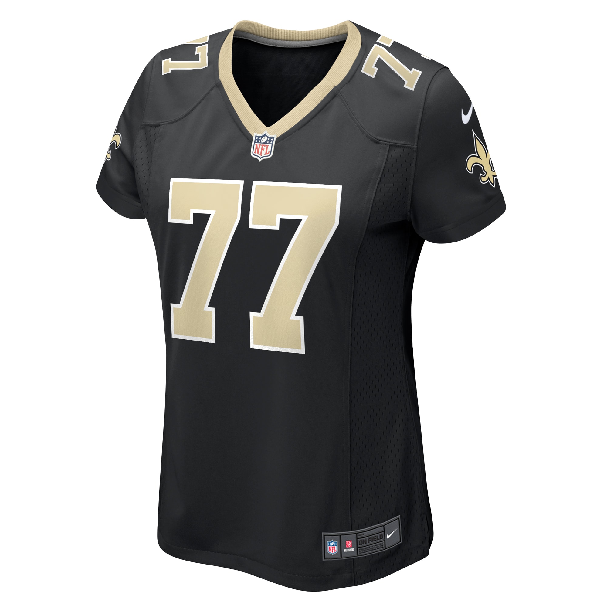 New Orleans Saints Cameron Erving Black Game NFL Jersey Women's