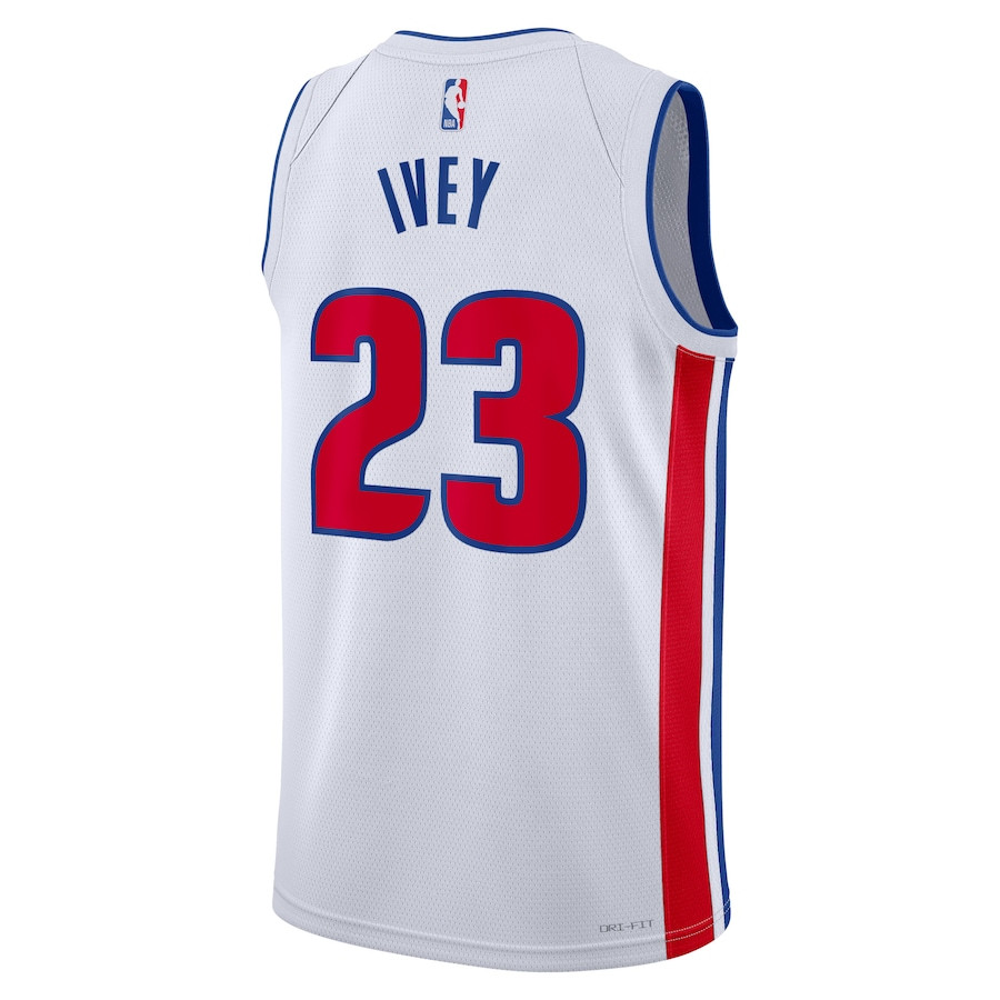 Jaden Ivey 23 Detroit Pistons Unisex Swingman Association Editio White NBA Jersey Unisex