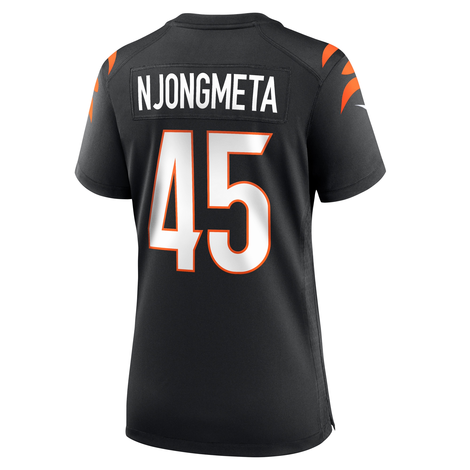 Cincinnati Bengals Maema Njongmeta Black Game NFL Jersey Women's