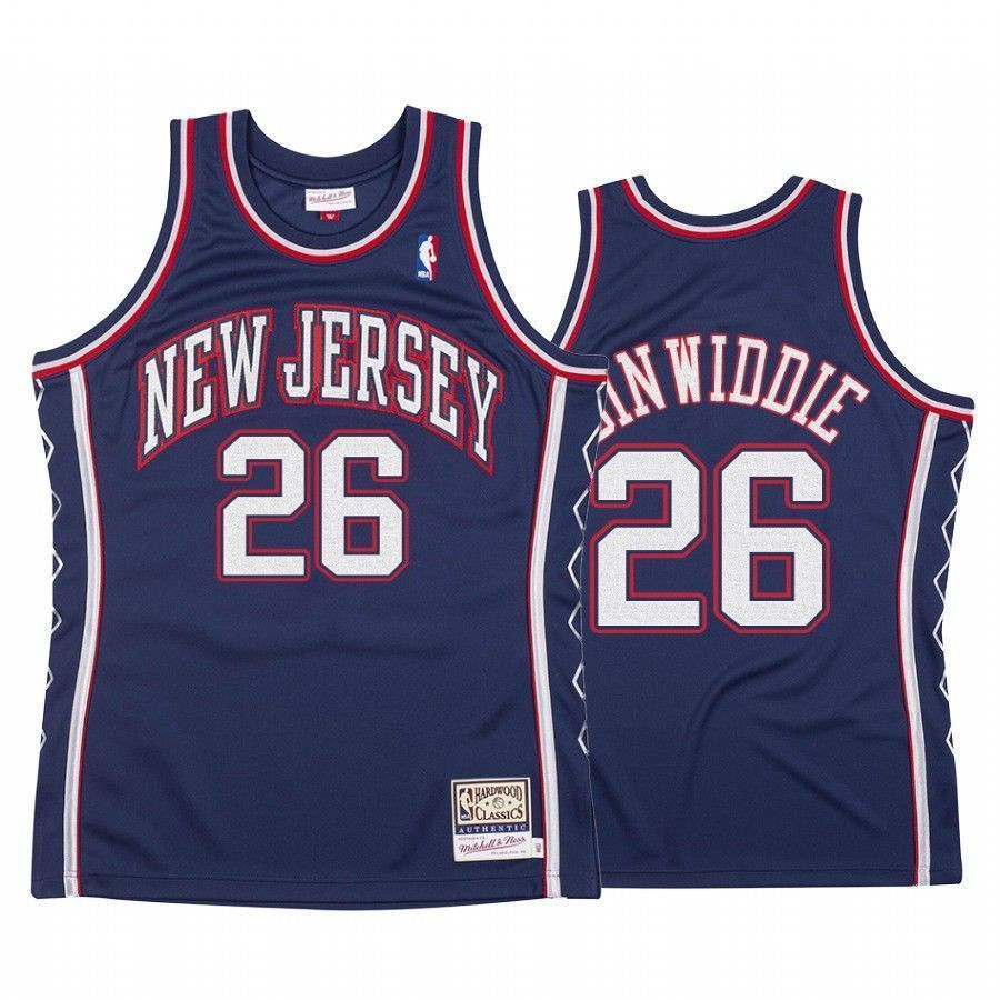 Brooklyn Nets Spencer Dinwiddie 26 Hardwood Classics NBA Jersey Men's