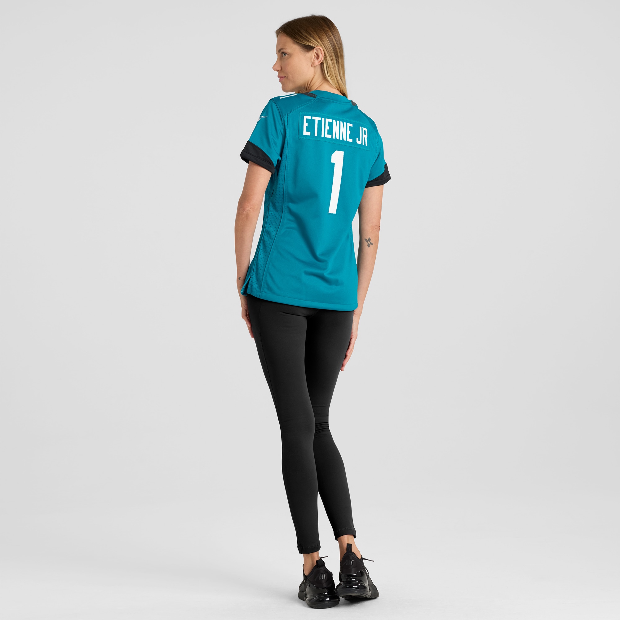 Jacksonville Jaguars Travis Etienne Teal Game NFL Jersey Women's