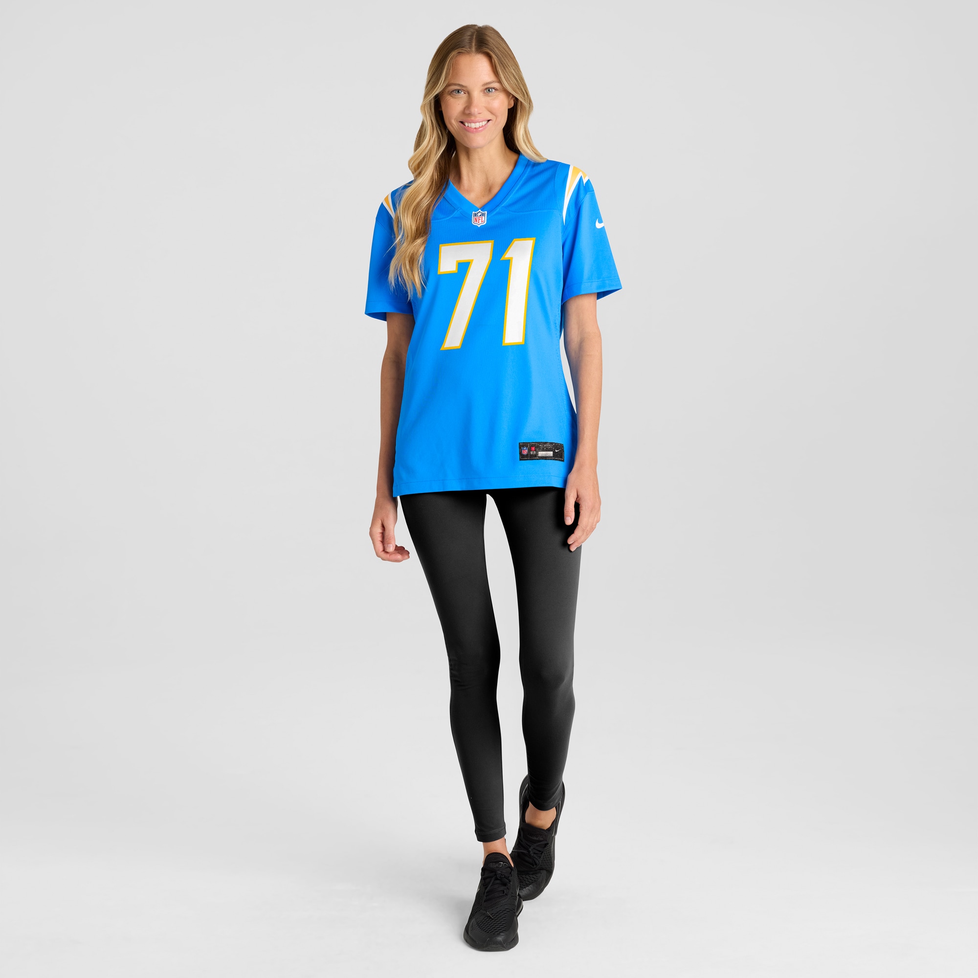 Los Angeles Chargers McFadden Powder Blue Team Game NFL Jersey Women's