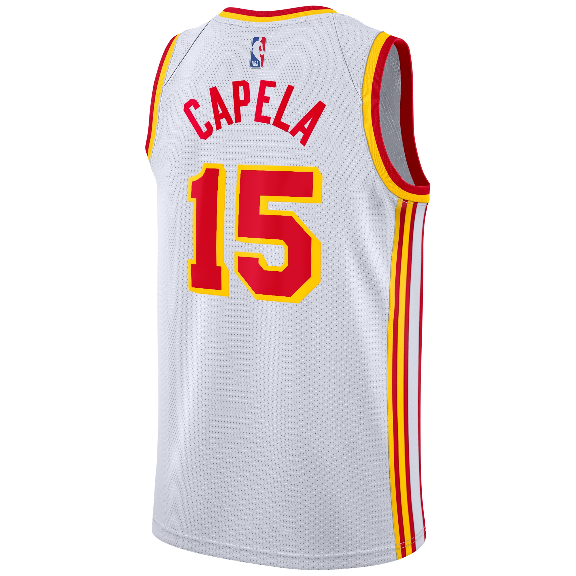Atlanta Hawks Association Edition Swingman White Clint Capel NBA Jersey Youth